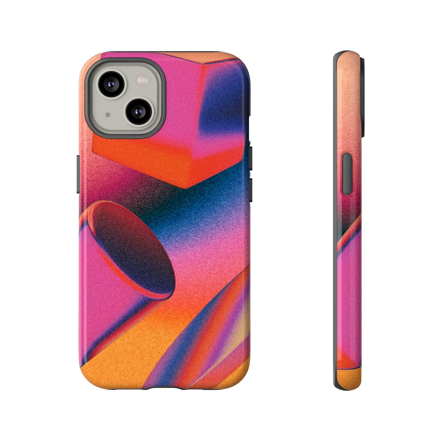 Floating Shapes Wallpaper Phone Case | iPhone 15 Plus/ Pro, 14, 13, 12| Google Pixel 7, Pro, 5| Samsung Galaxy S23 All Major Phone Models