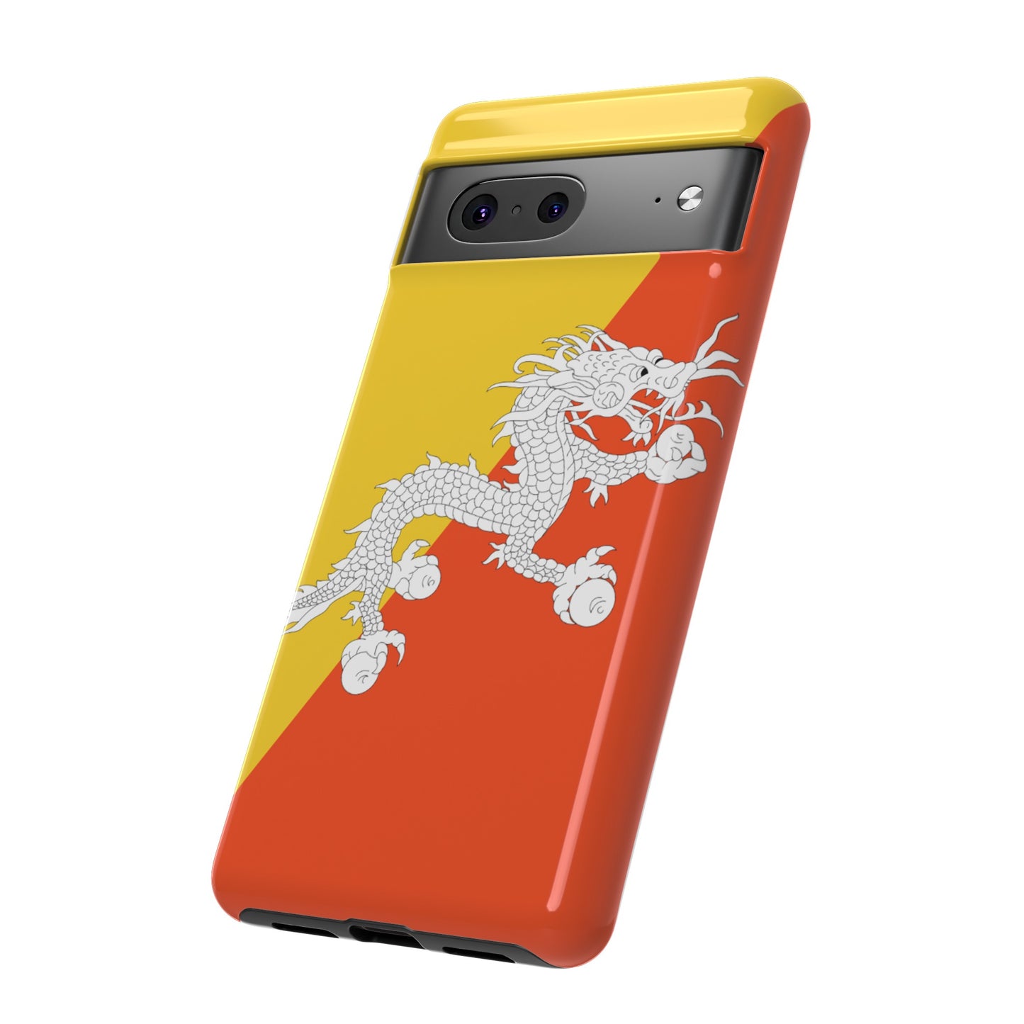 Bhutan Flag Phone Case | iPhone 15 Plus/ Pro, 14, 13, 12| Google Pixel 7, Pro, 5| Samsung Galaxy S23 All Major Phone Models