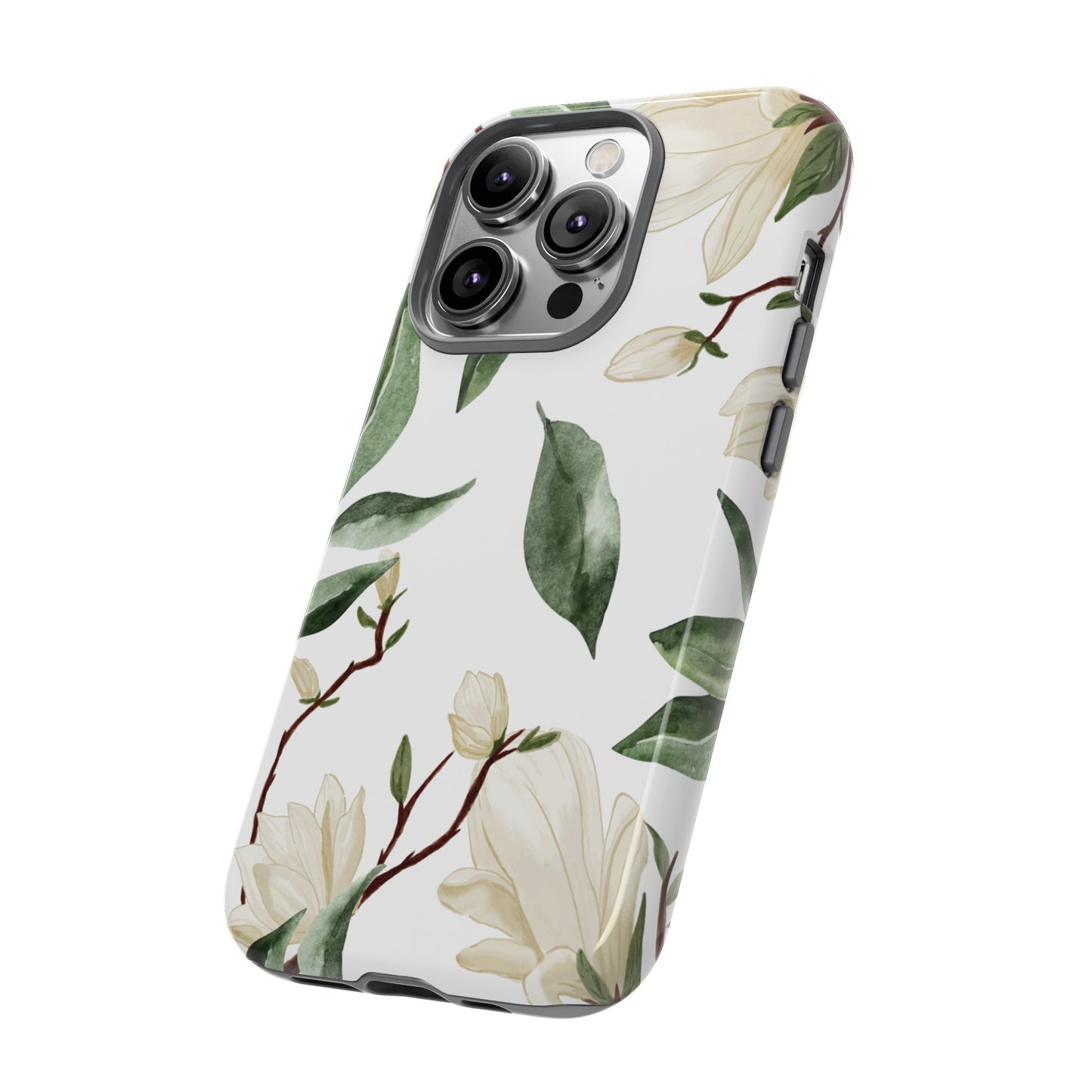 Light Floral Wallpaper Phone Case | iPhone 15 Plus/ Pro, 14, 13, 12| Google Pixel 7, Pro, 5| Samsung Galaxy S23 All Major Phone Models