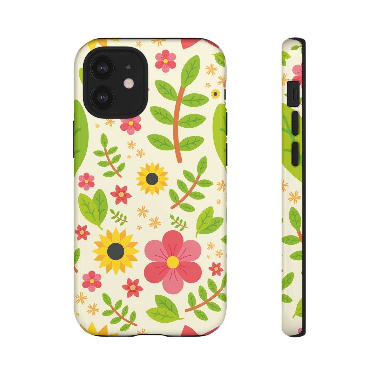 Botanical Flowers Phone Case | iPhone 15 Plus/ Pro, 14, 13, 12| Google Pixel 7, Pro, 5| Samsung Galaxy S23 All Major Phone Models