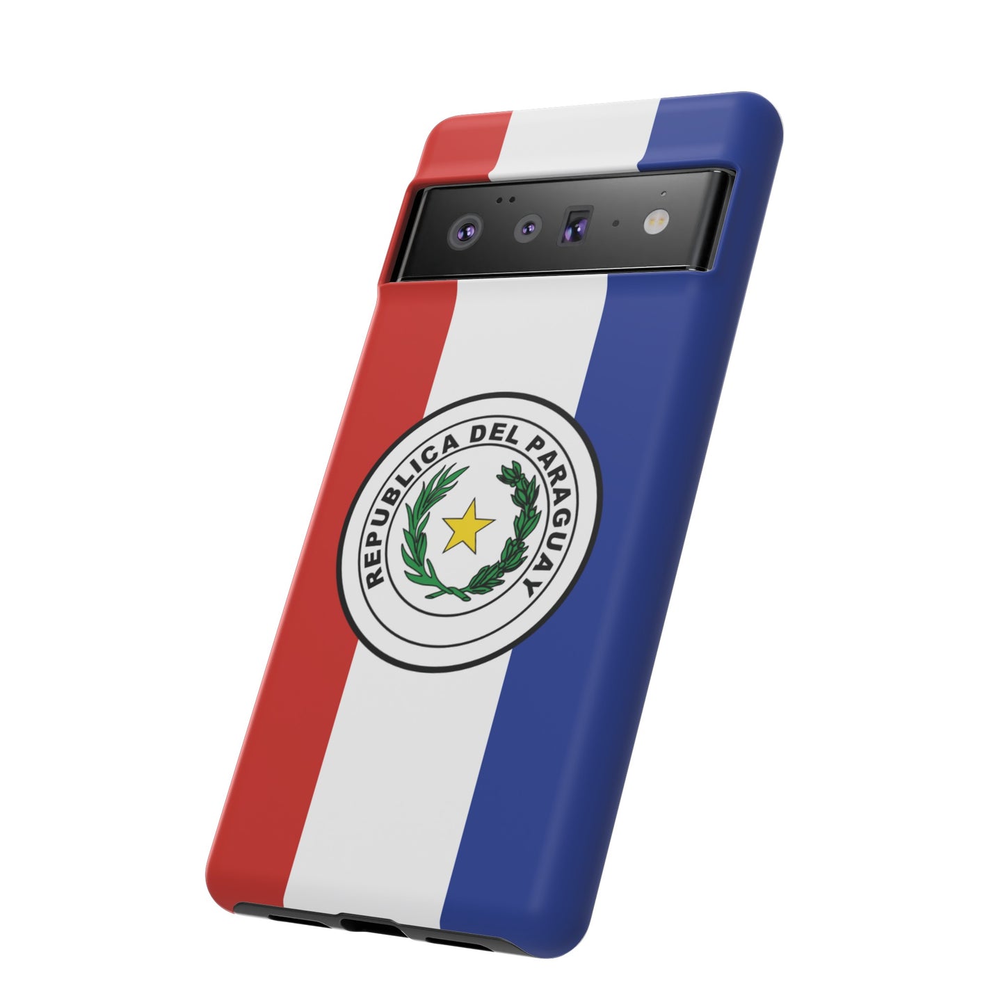 Paraguay Flag Phone Case | iPhone 15 Plus/ Pro, 14, 13, 12| Google Pixel 7, Pro, 5| Samsung Galaxy S23 All Major Phone Models