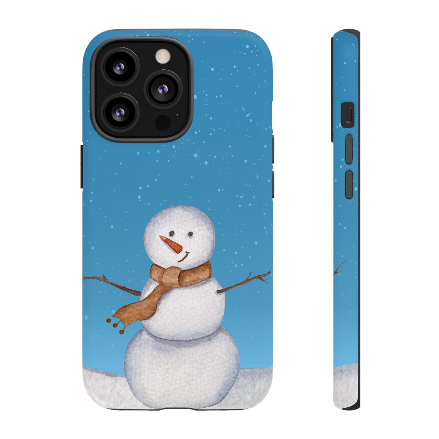 Snowman Wallpaper Phone Case | iPhone 15 Plus/ Pro, 14, 13, 12| Google Pixel 7, Pro, 5| Samsung Galaxy S23 All Major Phone Models