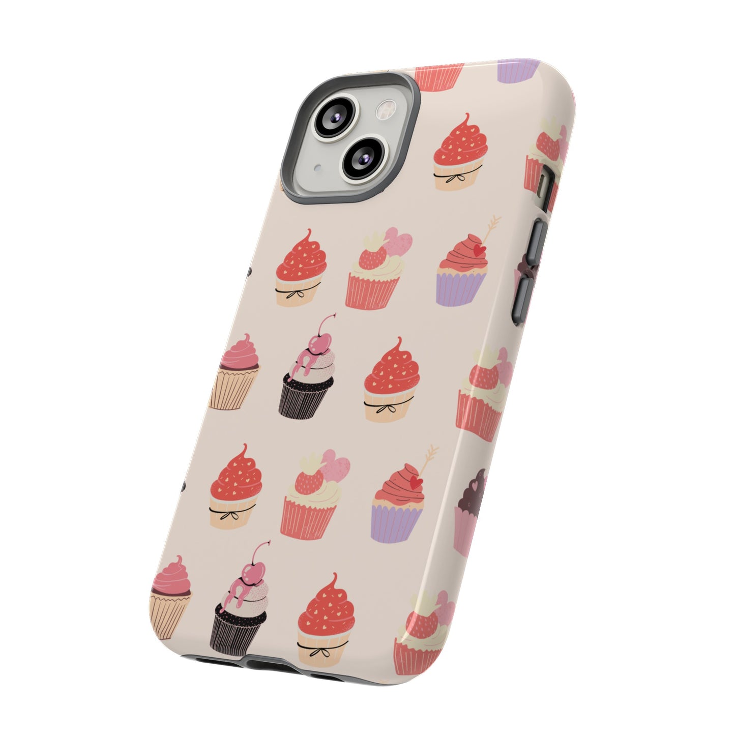 Cupcake Collage Wallpaper Phone Case | iPhone 15 Plus/ Pro, 14, 13, 12| Google Pixel 7, Pro, 5| Samsung Galaxy S23 All Major Phone Models