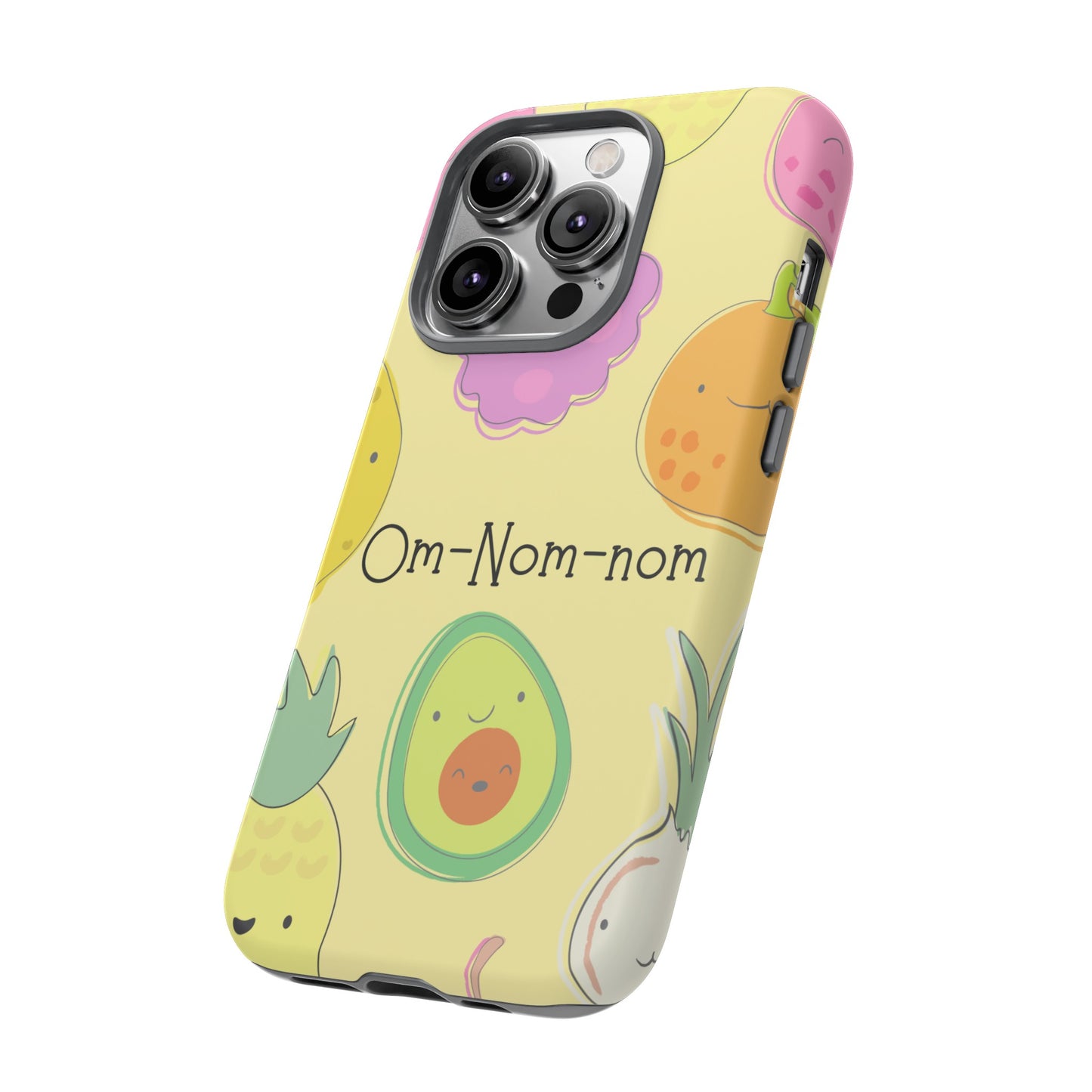 Om-Nom-Nom Phone Case | iPhone 15 Plus/ Pro, 14, 13, 12| Google Pixel 7, Pro, 5| Samsung Galaxy S23 All Major Phone Models