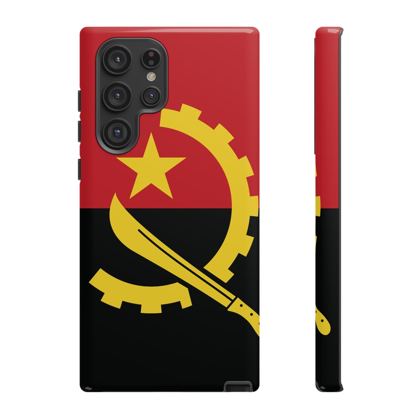 Angola Flag Phone Case | iPhone 15 Plus/ Pro, 14, 13, 12| Google Pixel 7, Pro, 5| Samsung Galaxy S23 All Major Phone Models