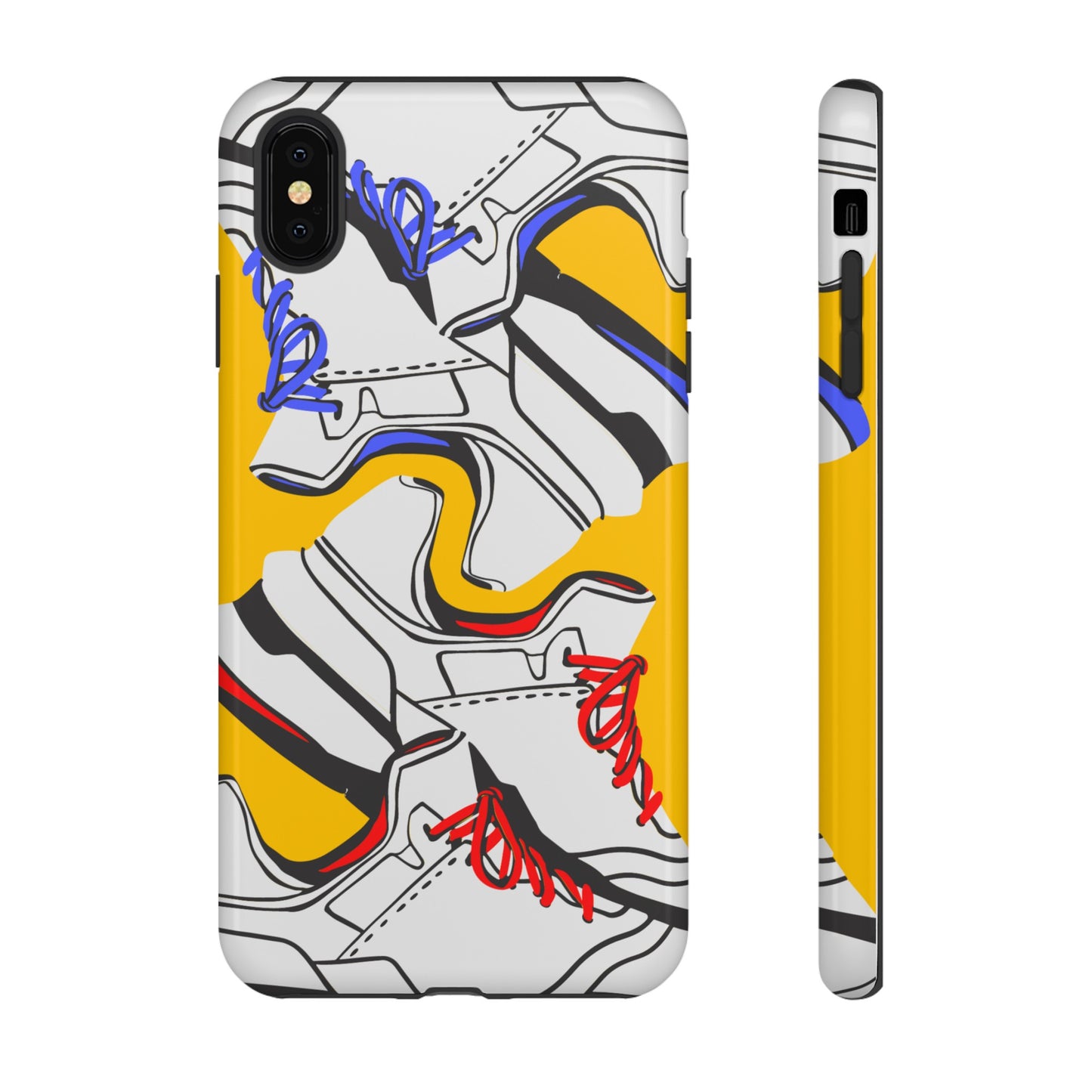 Sneakers Wallpaper Phone Case | iPhone 15 Plus/ Pro, 14, 13, 12| Google Pixel 7, Pro, 5| Samsung Galaxy S23 All Major Phone Models