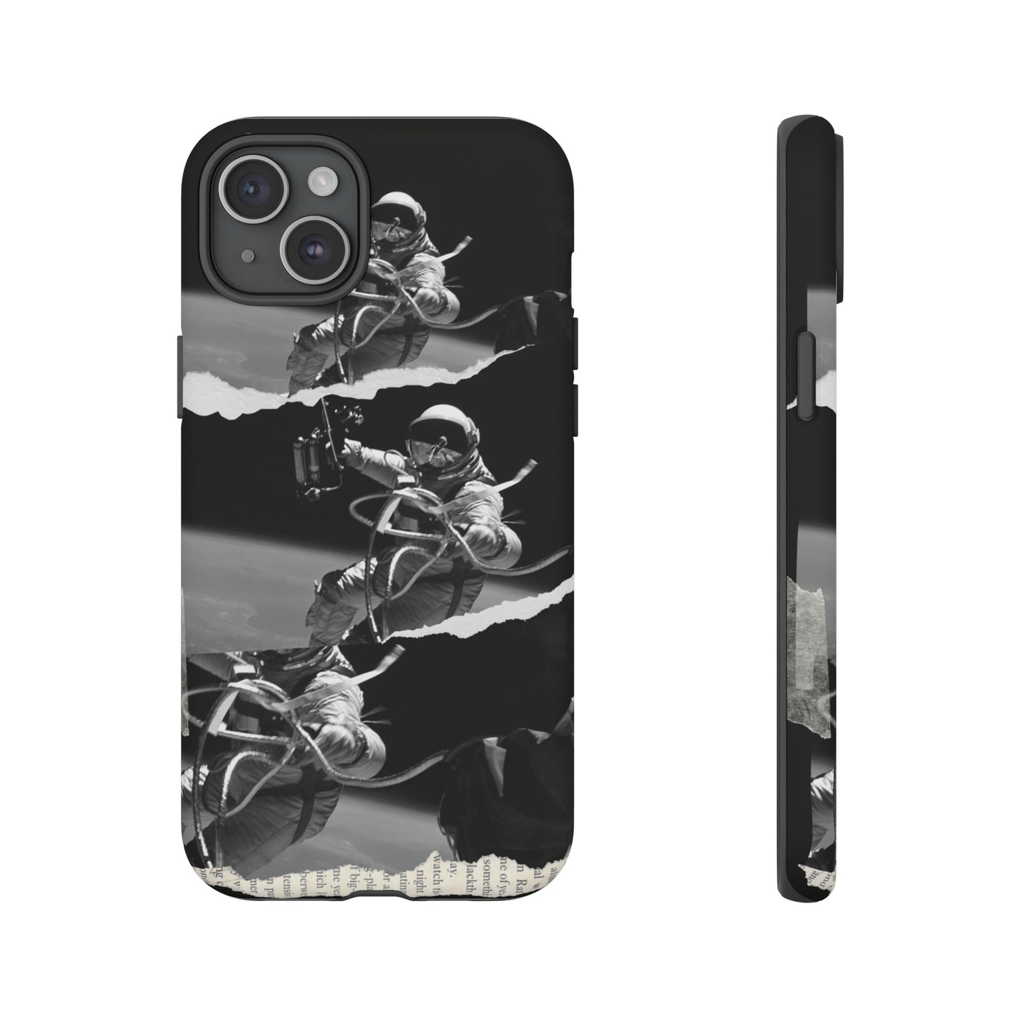 Astronaut Collage Phone Case | iPhone 15 Plus/ Pro, 14, 13, 12| Google Pixel 7, Pro, 5| Samsung Galaxy S23 All Major Phone Models