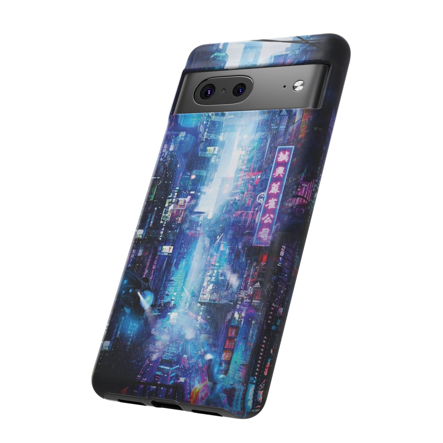 Night Life Futuristic City Wallpaper Phone Case | iPhone 15 Plus/ Pro, 14, 13, 12| Google Pixel 7, Pro, 5| Samsung Galaxy S23 All Major Phone Models