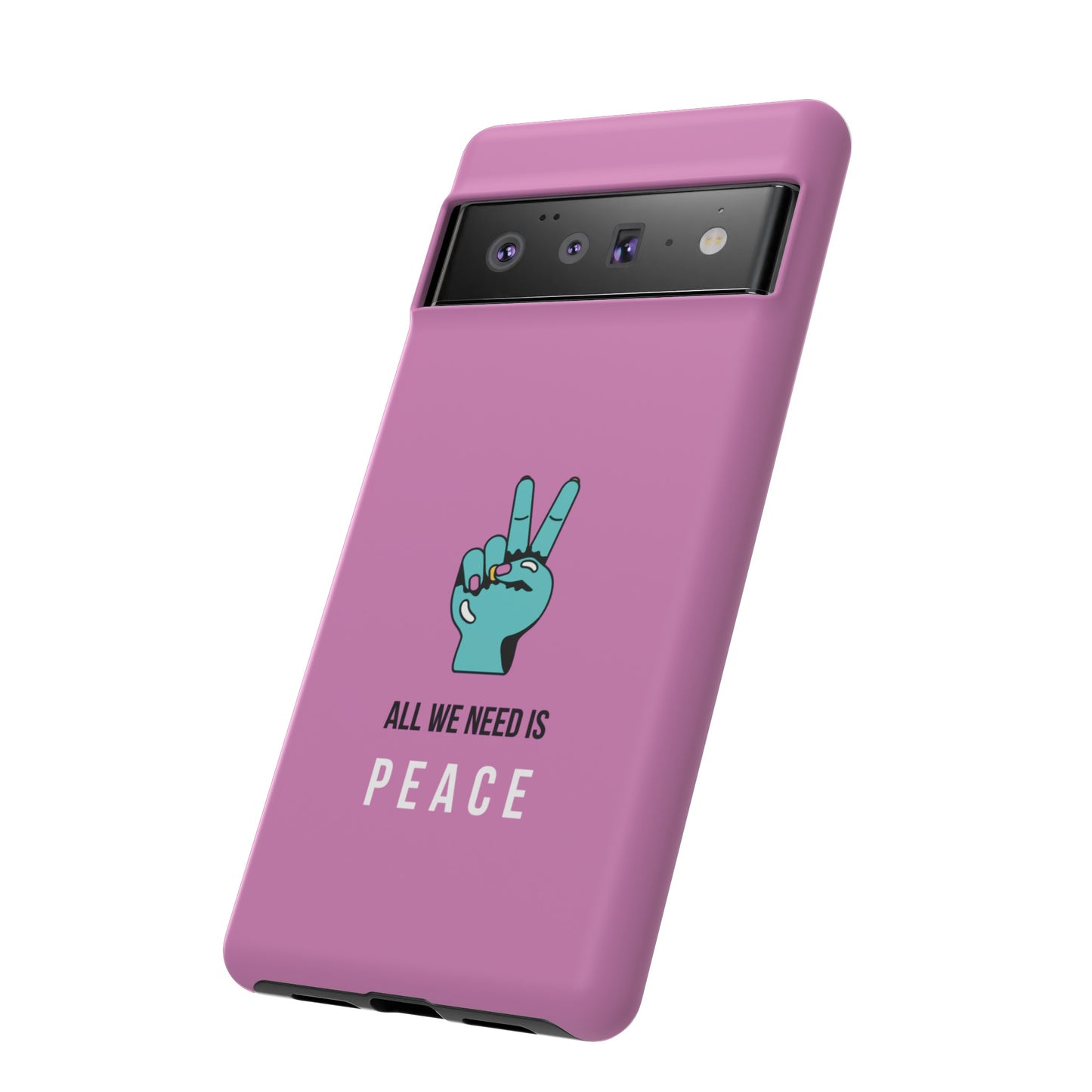 All We Need Is Peace Wallpaper Phone Case | iPhone 15 Plus/ Pro, 14, 13, 12| Google Pixel 7, Pro, 5| Samsung Galaxy S23 All Major Phone Models