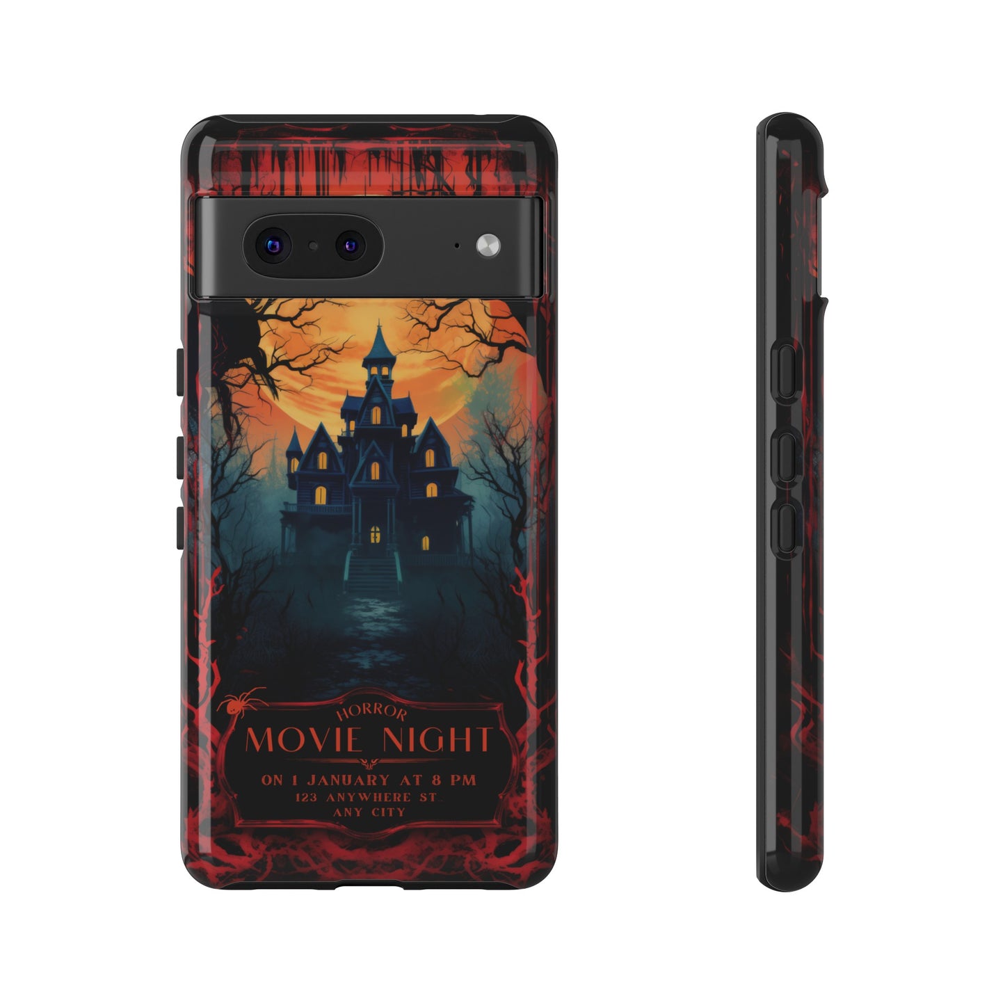 Horror Movie Night Phone Case | iPhone 15 Plus/ Pro, 14, 13, 12| Google Pixel 7, Pro, 5| Samsung Galaxy S23 All Major Phone Models