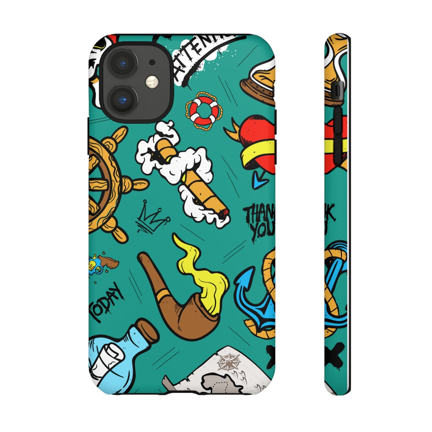 Pirate Wallpaper Phone Case | iPhone 15 Plus/ Pro, 14, 13, 12| Google Pixel 7, Pro, 5| Samsung Galaxy S23 All Major Phone Models