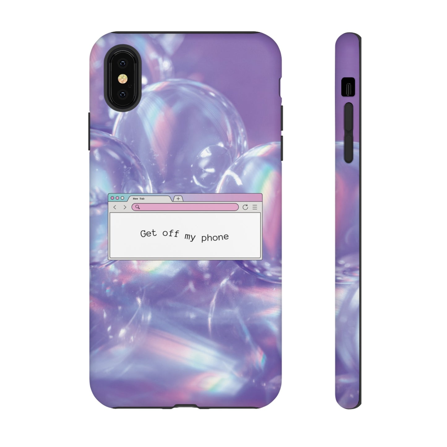 Get Off My Phone Wallpaper Phone Case | iPhone 15 Plus/ Pro, 14, 13, 12| Google Pixel 7, Pro, 5| Samsung Galaxy S23 All Major Phone Models