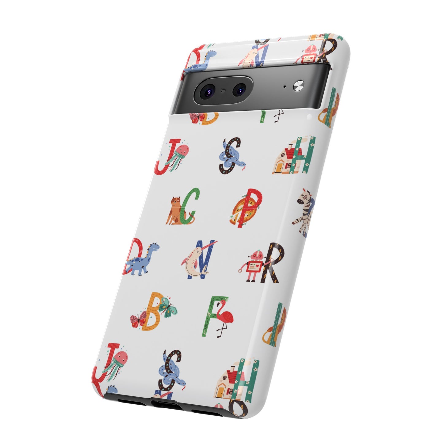 Alphabet Wallpaper Phone Case| iPhone 15 Plus/ Pro, 14, 13, 12| Google Pixel 7, Pro, 5| Samsung Galaxy S23 All Major Phone Models