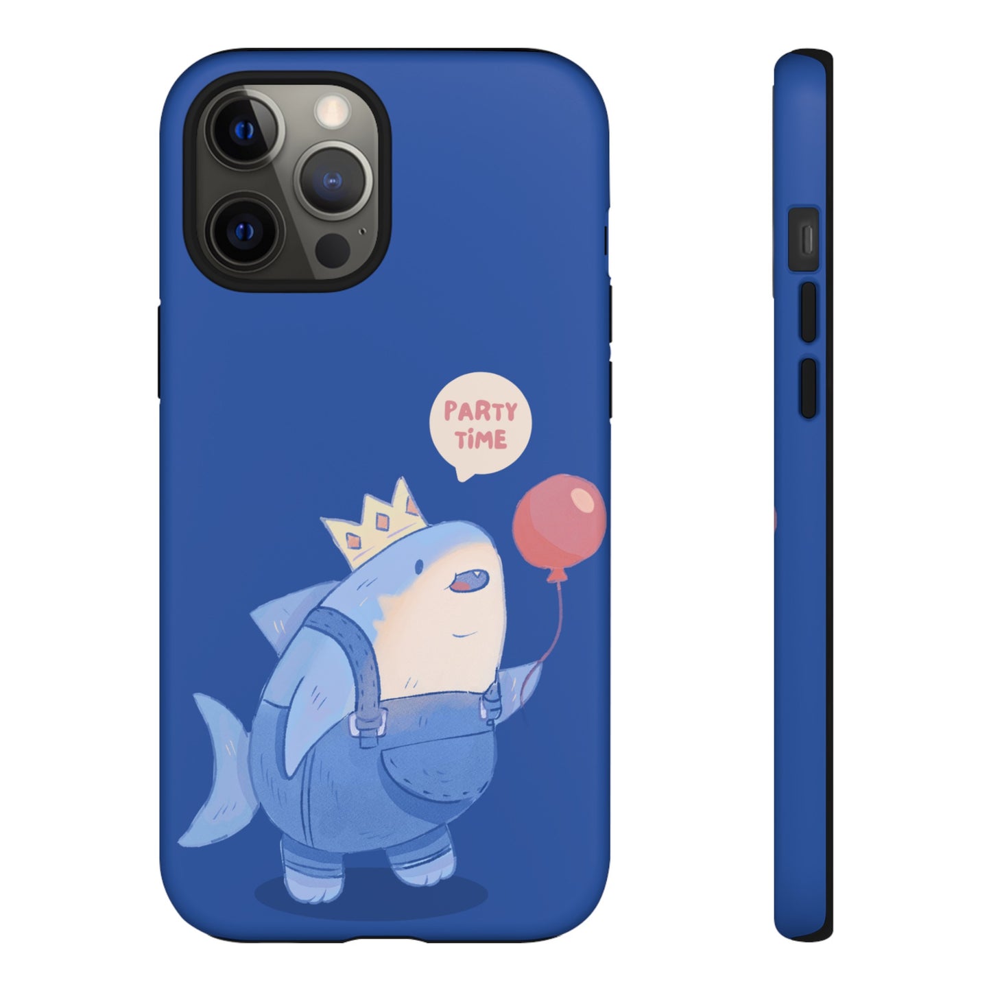 Shark Party Time Phone Case | iPhone 15 Plus/ Pro, 14, 13, 12| Google Pixel 7, Pro, 5| Samsung Galaxy S23 All Major Phone Models