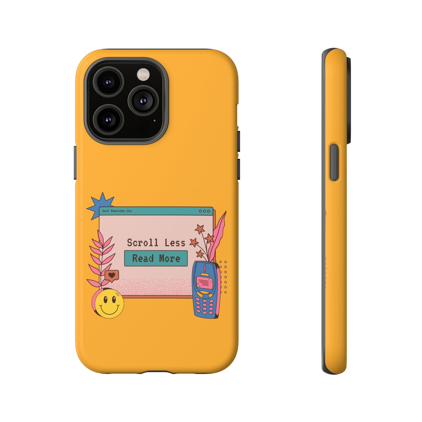 Scroll Less. Read More. Phone Case | iPhone 15 Plus/ Pro, 14, 13, 12| Google Pixel 7, Pro, 5| Samsung Galaxy S23 All Major Phone Models