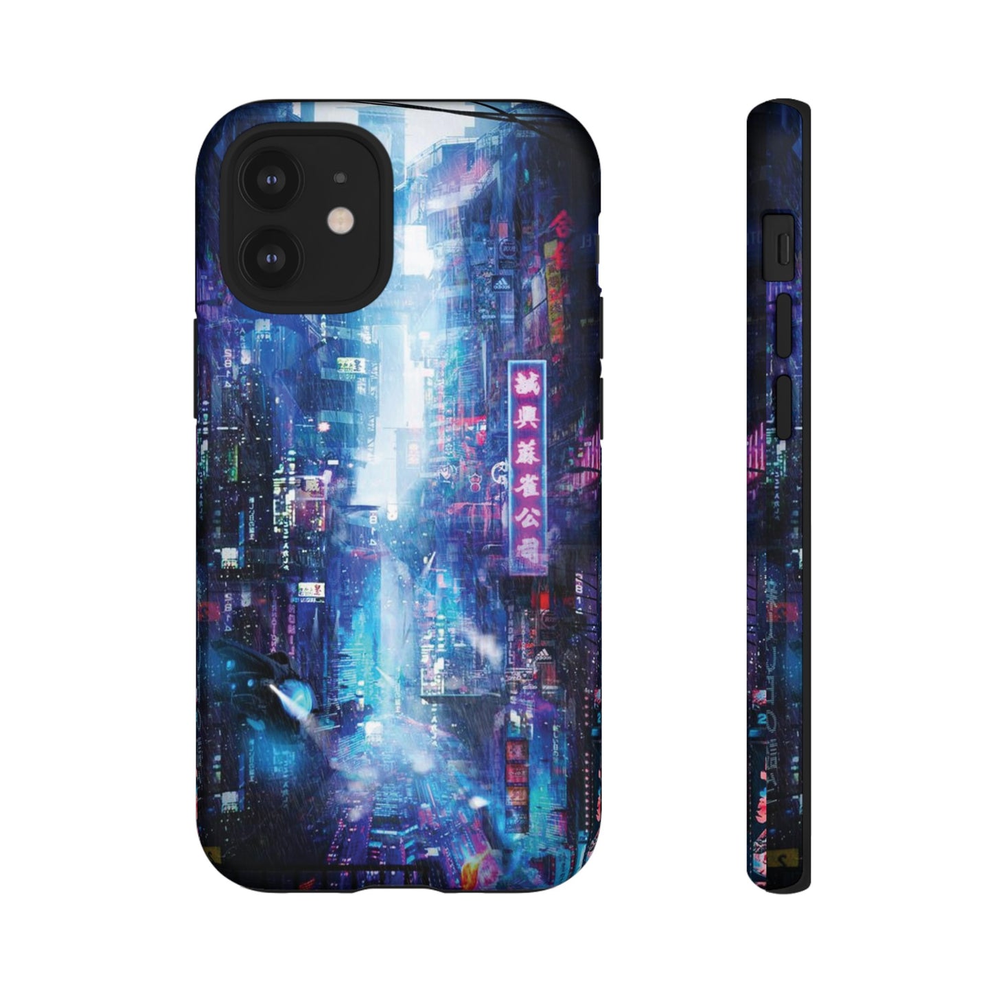 Night Life Futuristic City Wallpaper Phone Case | iPhone 15 Plus/ Pro, 14, 13, 12| Google Pixel 7, Pro, 5| Samsung Galaxy S23 All Major Phone Models