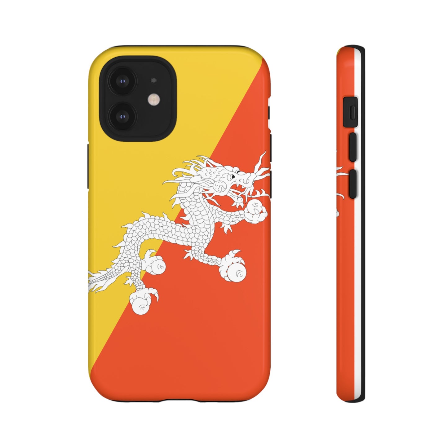 Bhutan Flag Phone Case | iPhone 15 Plus/ Pro, 14, 13, 12| Google Pixel 7, Pro, 5| Samsung Galaxy S23 All Major Phone Models