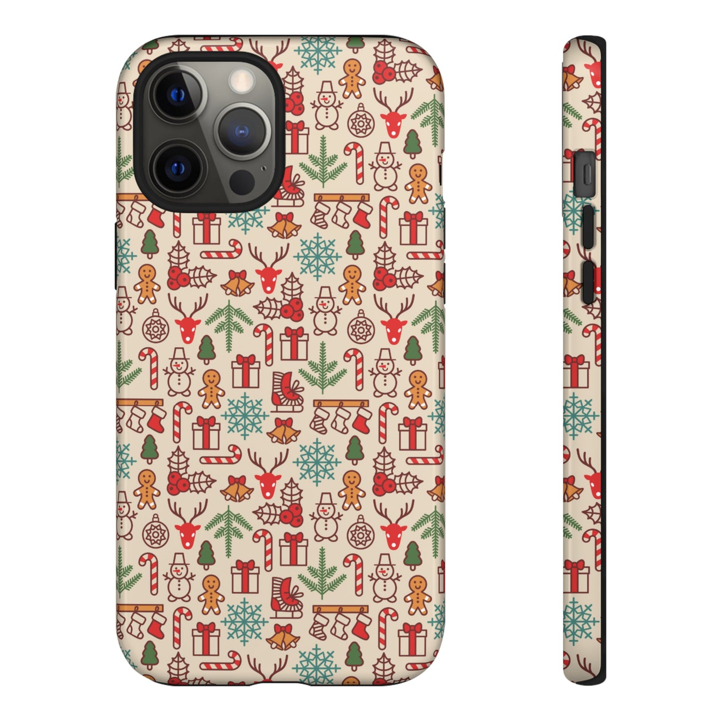 Collage Christmas Wallpaper Phone Case | iPhone 15 Plus/ Pro, 14, 13, 12| Google Pixel 7, Pro, 5| Samsung Galaxy S23 All Major Phone Models