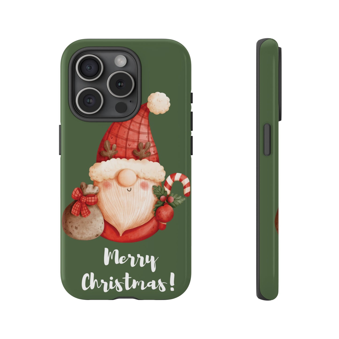 Cute Merry Christmas Wallpaper Phone Case | iPhone 15 Plus/ Pro, 14, 13, 12| Google Pixel 7, Pro, 5| Samsung Galaxy S23 All Major Phone Models