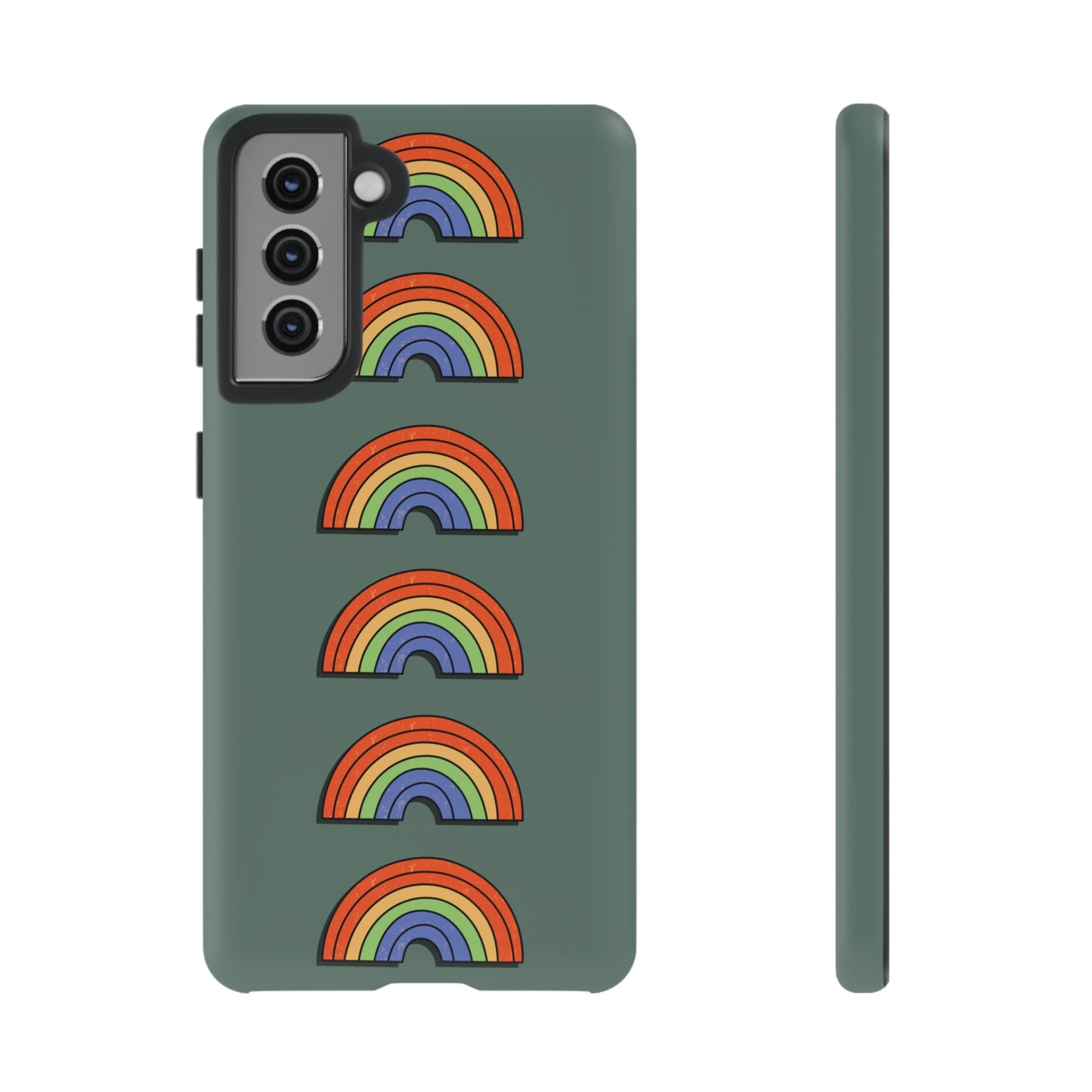 Rainbow Wallpaper Phone Case | iPhone 15 Plus/ Pro, 14, 13, 12| Google Pixel 7, Pro, 5| Samsung Galaxy S23 All Major Phone Models