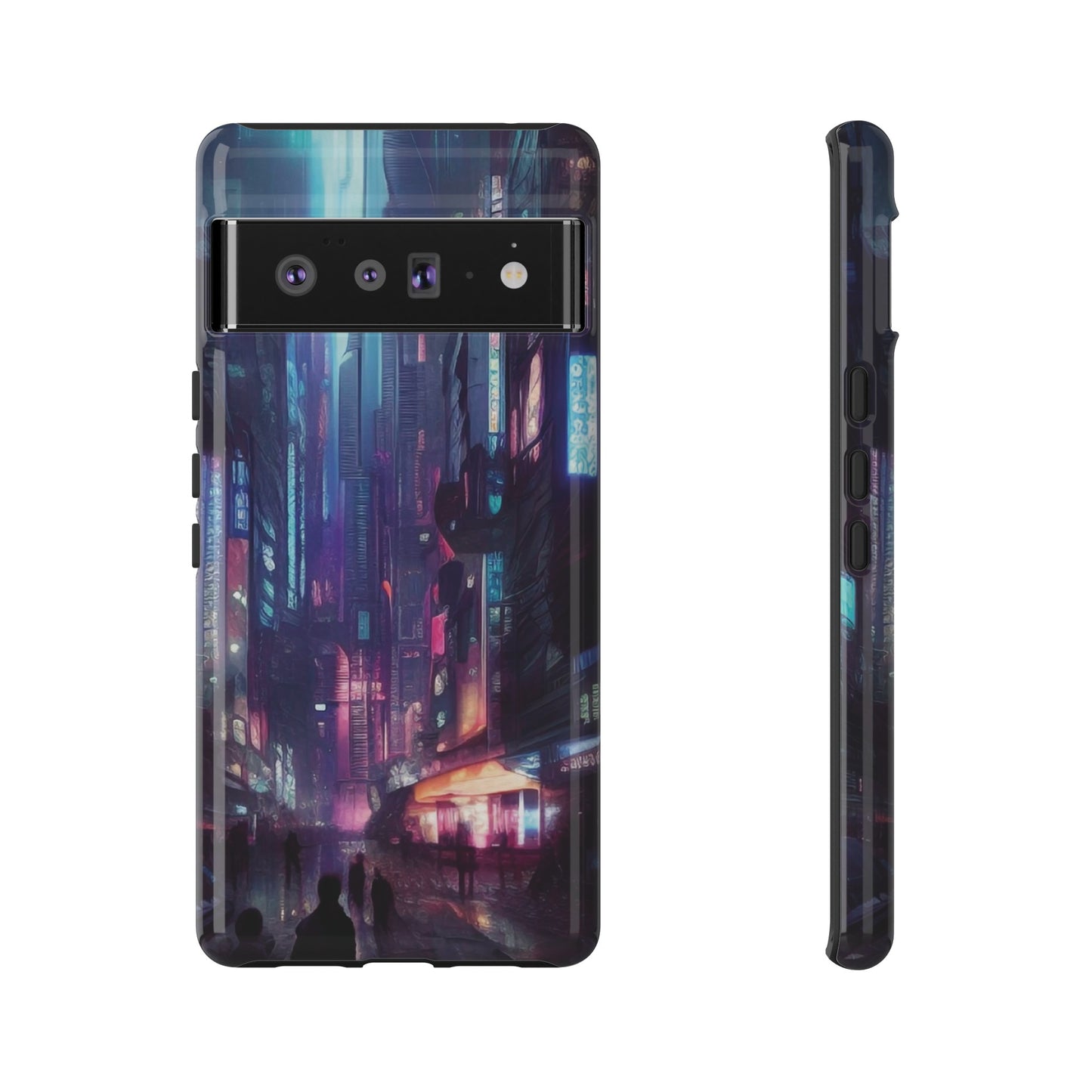 Futuristic Sci-Fi City Wallpaper Phone Case | iPhone 15 Plus/ Pro, 14, 13, 12| Google Pixel 7, Pro, 5| Samsung Galaxy S23 All Major Phone Models