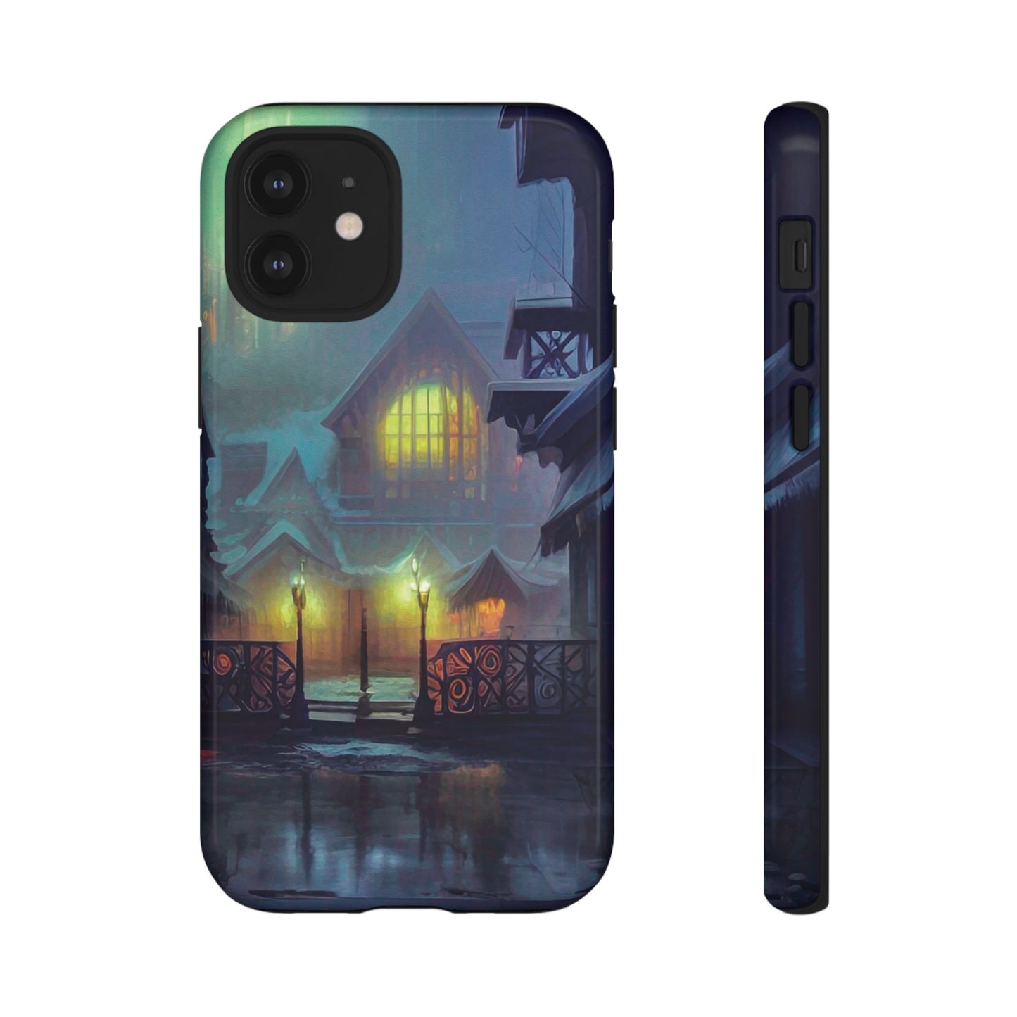 Cottage at Night Wallpaper Phone Case | iPhone 15 Plus/ Pro, 14, 13, 12| Google Pixel 7, Pro, 5| Samsung Galaxy S23 All Major Phone Models