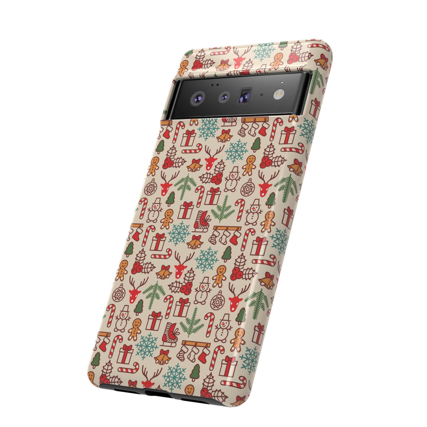 Collage Christmas Wallpaper Phone Case | iPhone 15 Plus/ Pro, 14, 13, 12| Google Pixel 7, Pro, 5| Samsung Galaxy S23 All Major Phone Models