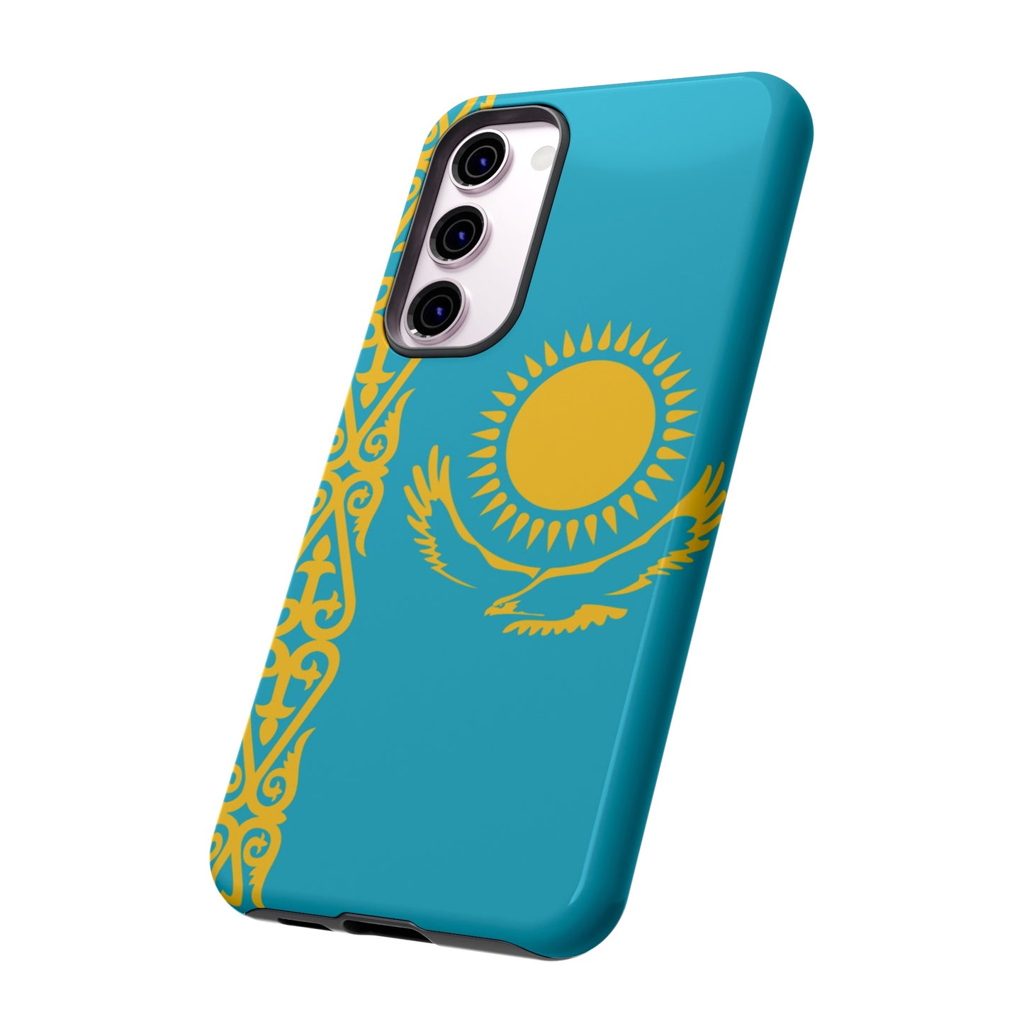 Kazakhstan Flag Phone Case | iPhone 15 Plus/ Pro, 14, 13, 12| Google Pixel 7, Pro, 5| Samsung Galaxy S23 All Major Phone Models