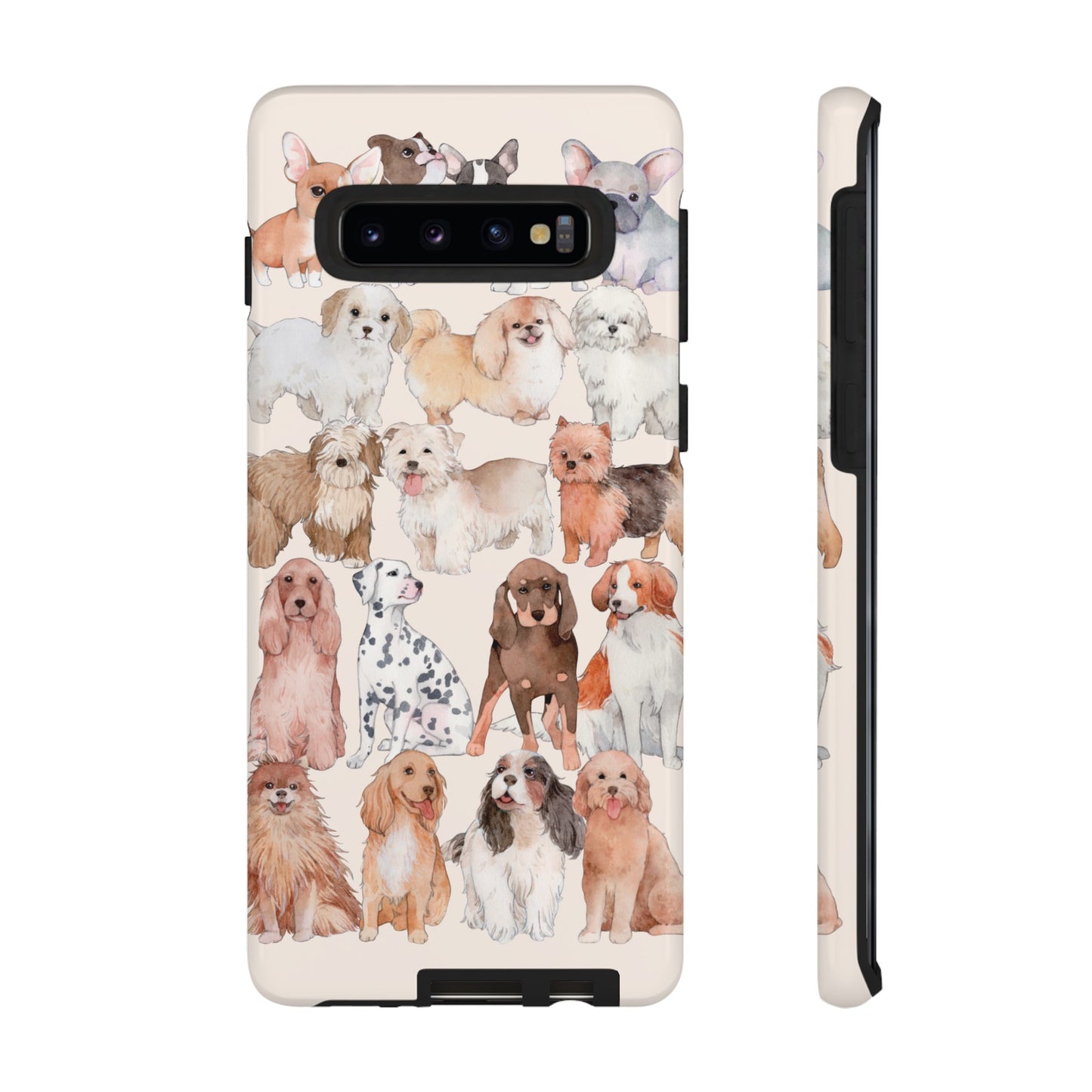 Dog Collage Wallpaper Phone Case | iPhone 15 Plus/ Pro, 14, 13, 12| Google Pixel 7, Pro, 5| Samsung Galaxy S23 All Major Phone Models