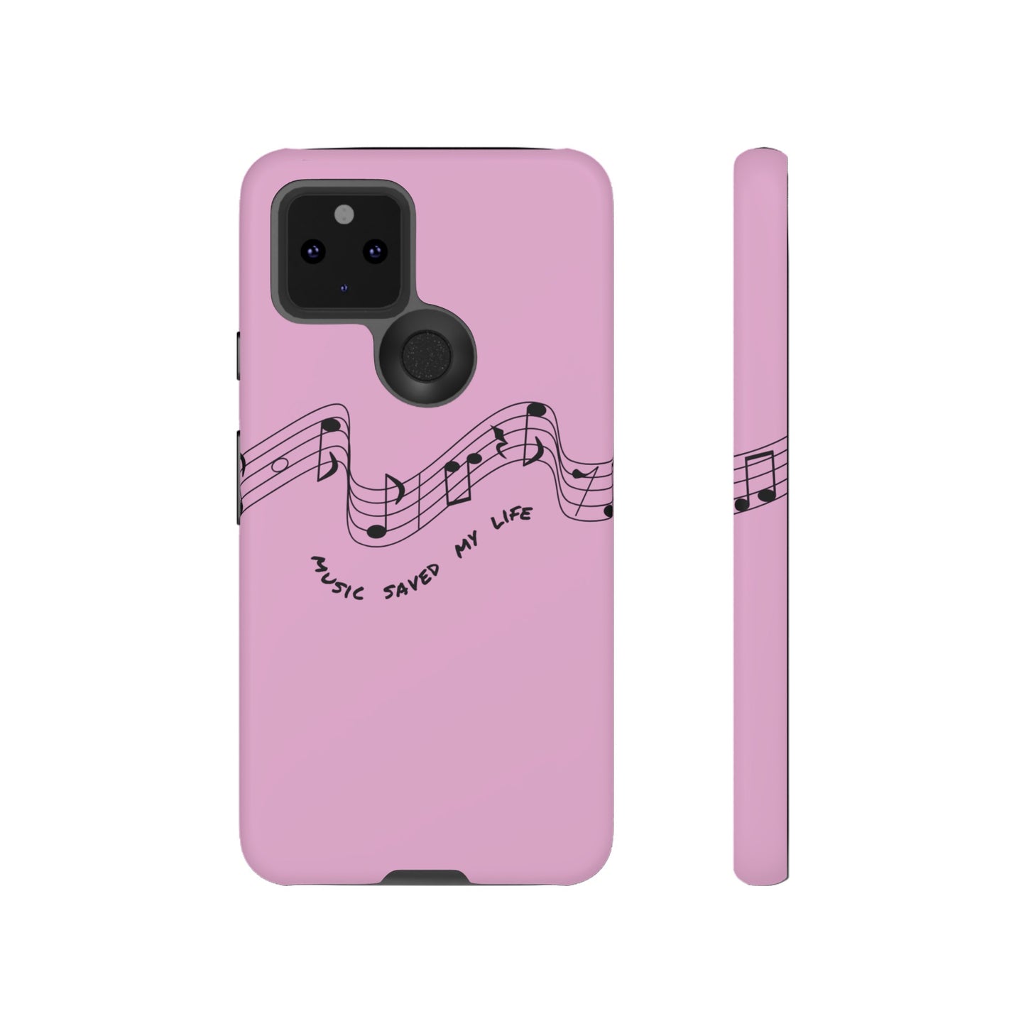 Music Saved My Life Wallpaper Phone Case | iPhone 15 Plus/ Pro, 14, 13, 12| Google Pixel 7, Pro, 5| Samsung Galaxy S23 All Major Phone Models