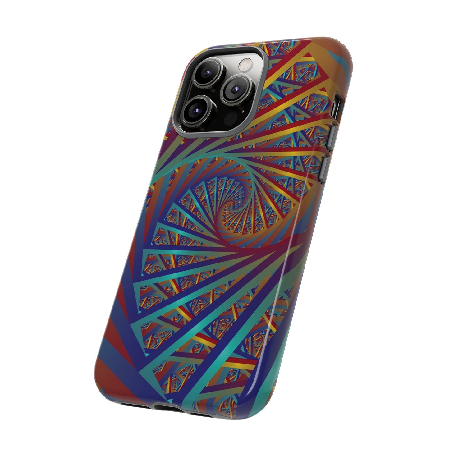 Colourful Spiral Wallpaper Phone Case | iPhone 15 Plus/ Pro, 14, 13, 12| Google Pixel 7, Pro, 5| Samsung Galaxy S23 All Major Phone Models