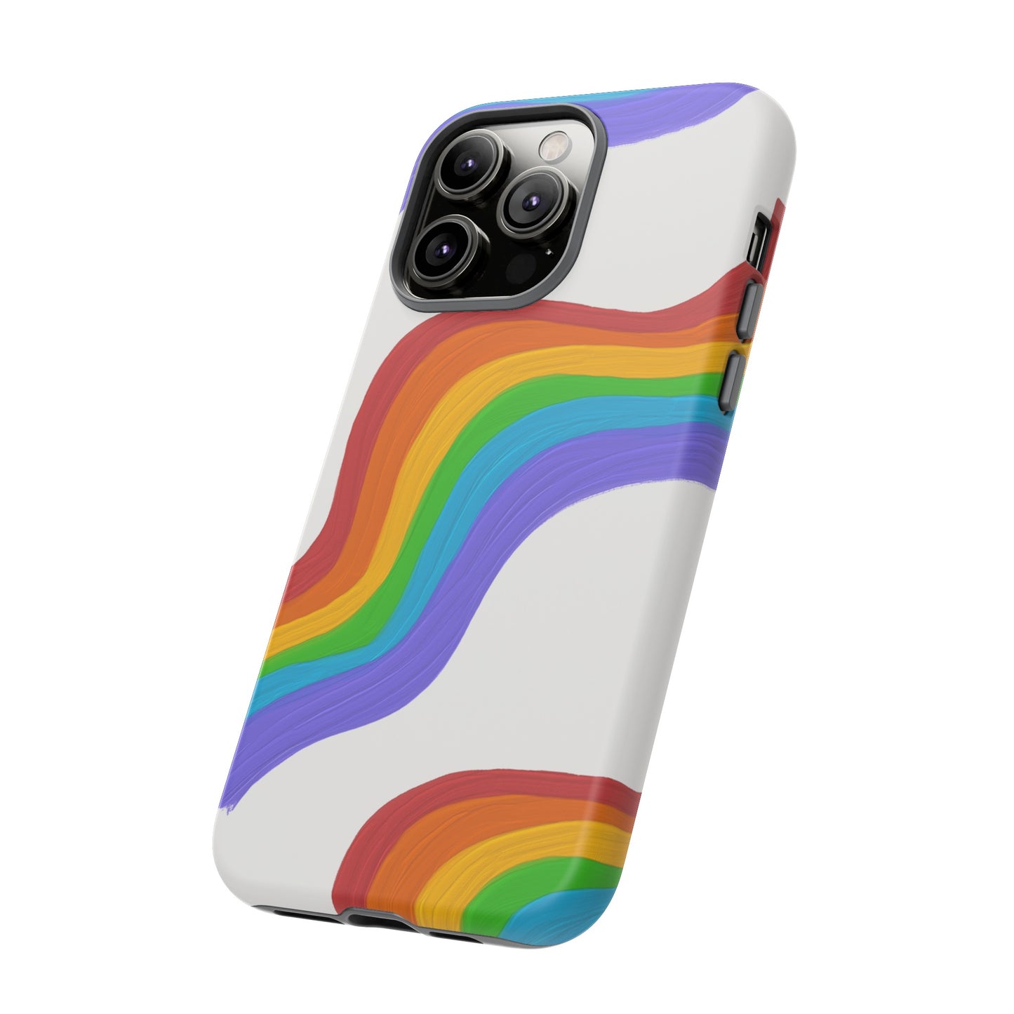 Rainbow Wallpaper Phone Case | iPhone 15 Plus/ Pro, 14, 13, 12| Google Pixel 7, Pro, 5| Samsung Galaxy S23 All Major Phone Models