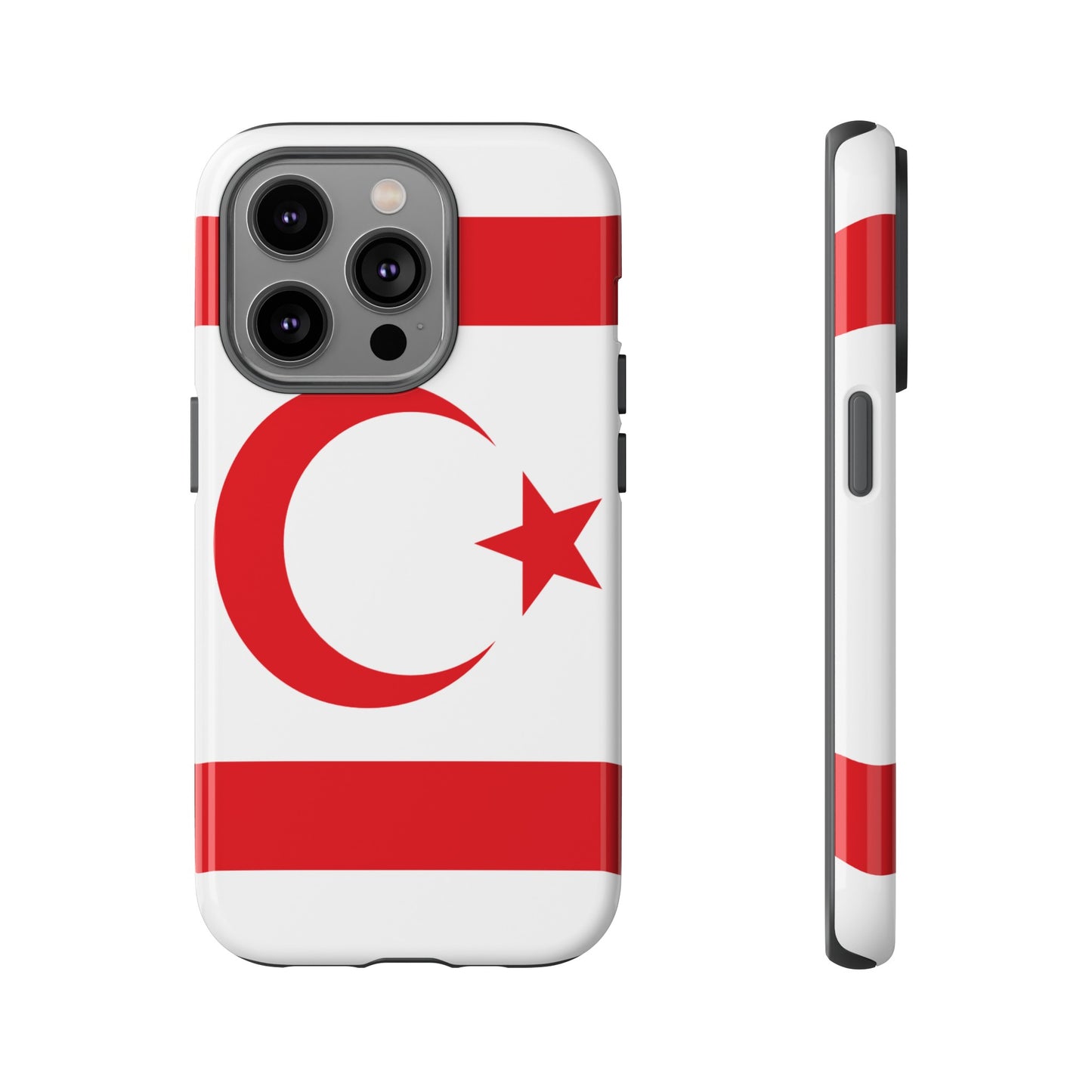 Northern Cyprus Flag Phone Case | iPhone 15 Plus/ Pro, 14, 13, 12| Google Pixel 7, Pro, 5| Samsung Galaxy S23 All Major Phone Models