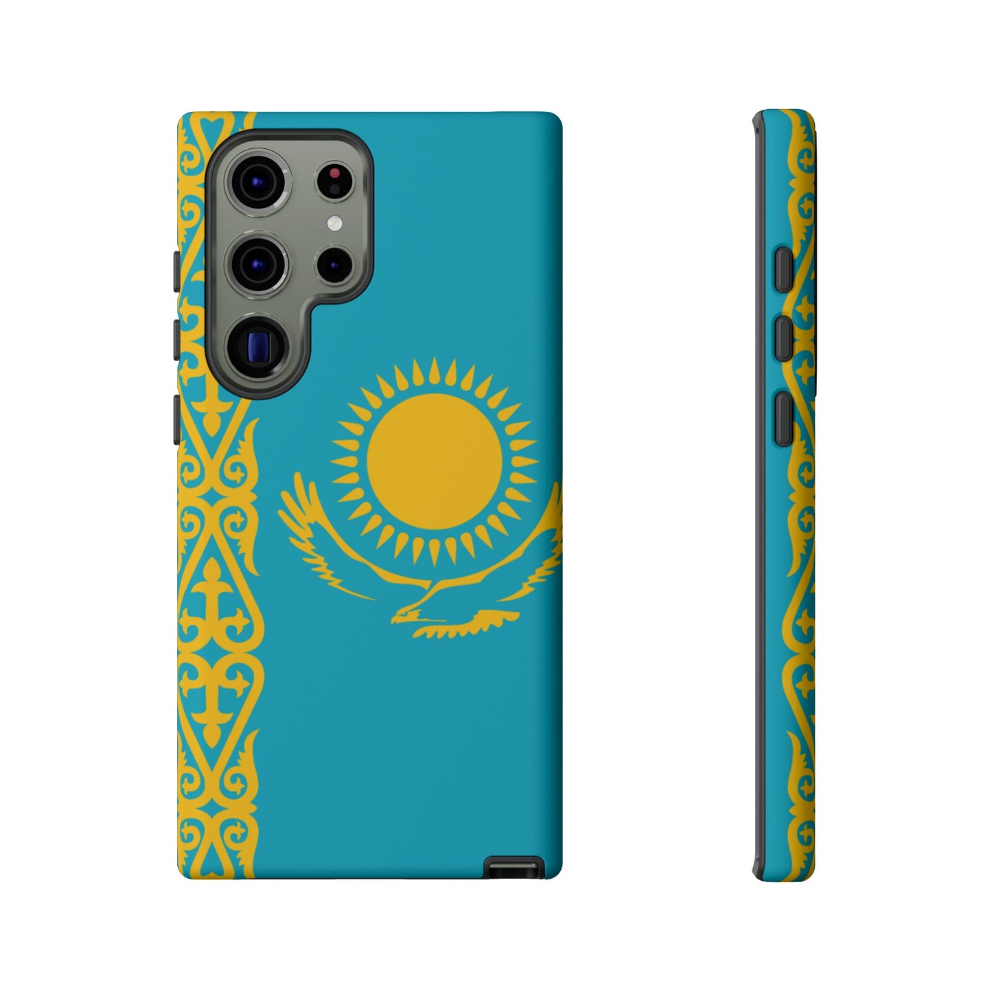 Kazakhstan Flag Phone Case | iPhone 15 Plus/ Pro, 14, 13, 12| Google Pixel 7, Pro, 5| Samsung Galaxy S23 All Major Phone Models