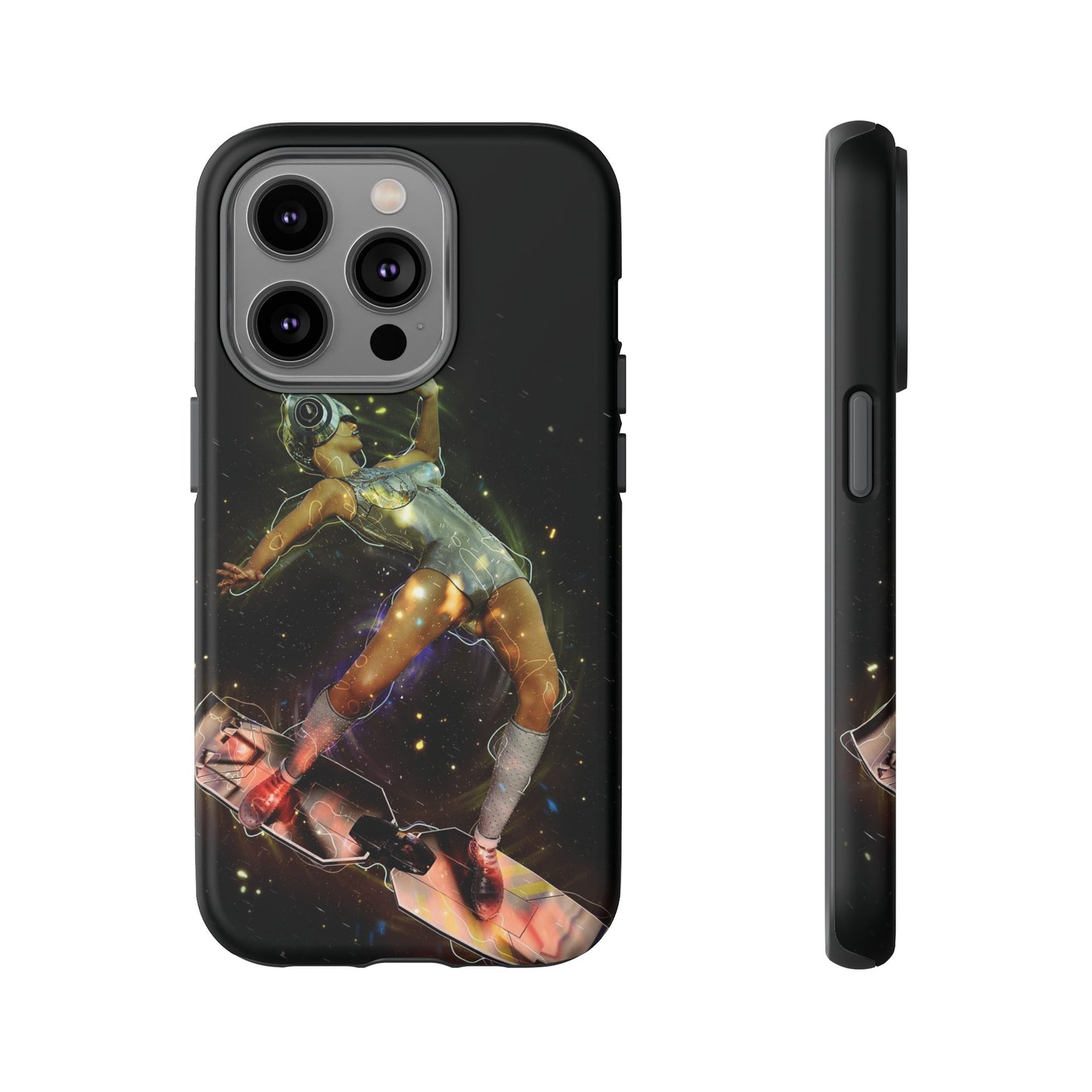 Sci-Fi Skateboard Wallpaper Phone Case | iPhone 15 Plus/ Pro, 14, 13, 12| Google Pixel 7, Pro, 5| Samsung Galaxy S23 All Major Phone Models