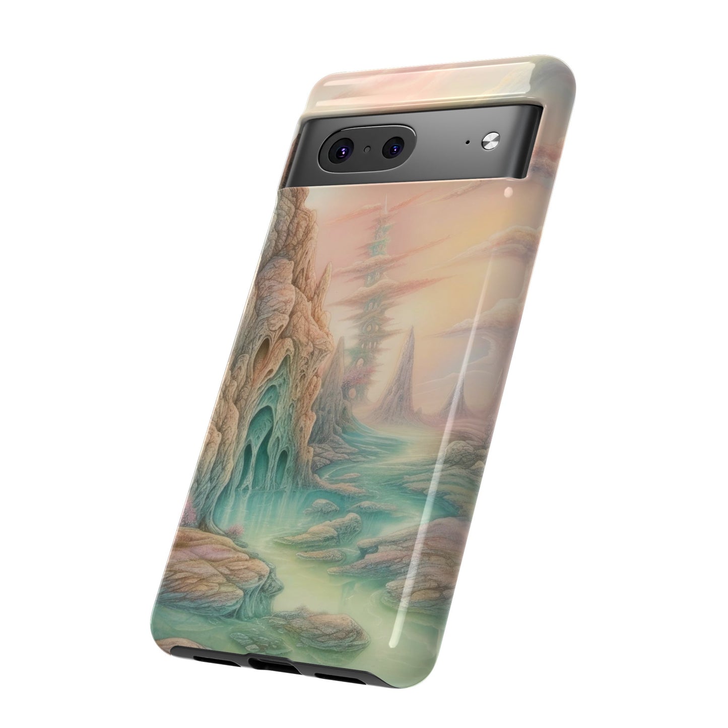 Caves Sci-Fi Wallpaper Phone Case | iPhone 15 Plus/ Pro, 14, 13, 12| Google Pixel 7, Pro, 5| Samsung Galaxy S23 All Major Phone Models