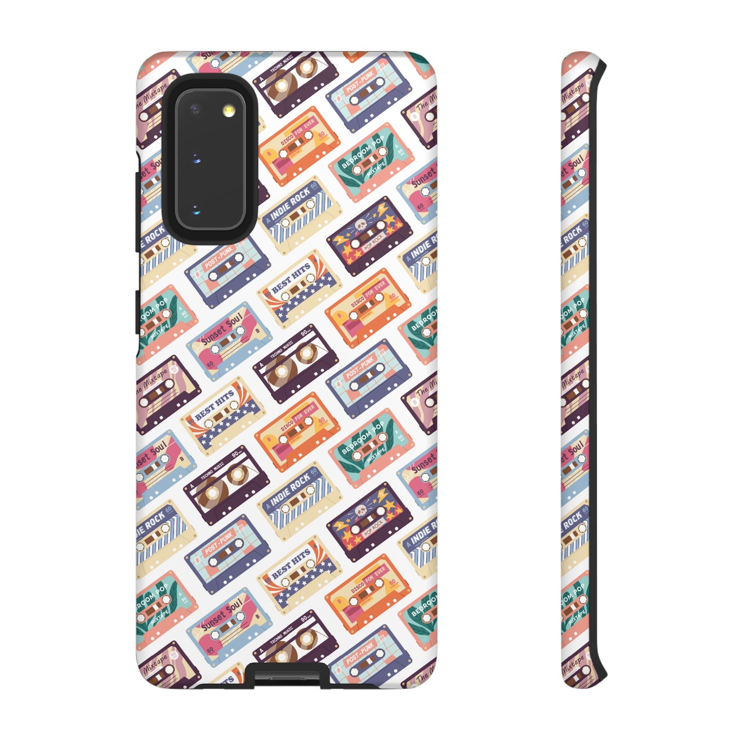 Retro Cassettes Phone Case | iPhone 15 Plus/ Pro, 14, 13, 12| Google Pixel 7, Pro, 5| Samsung Galaxy S23 All Major Phone Models