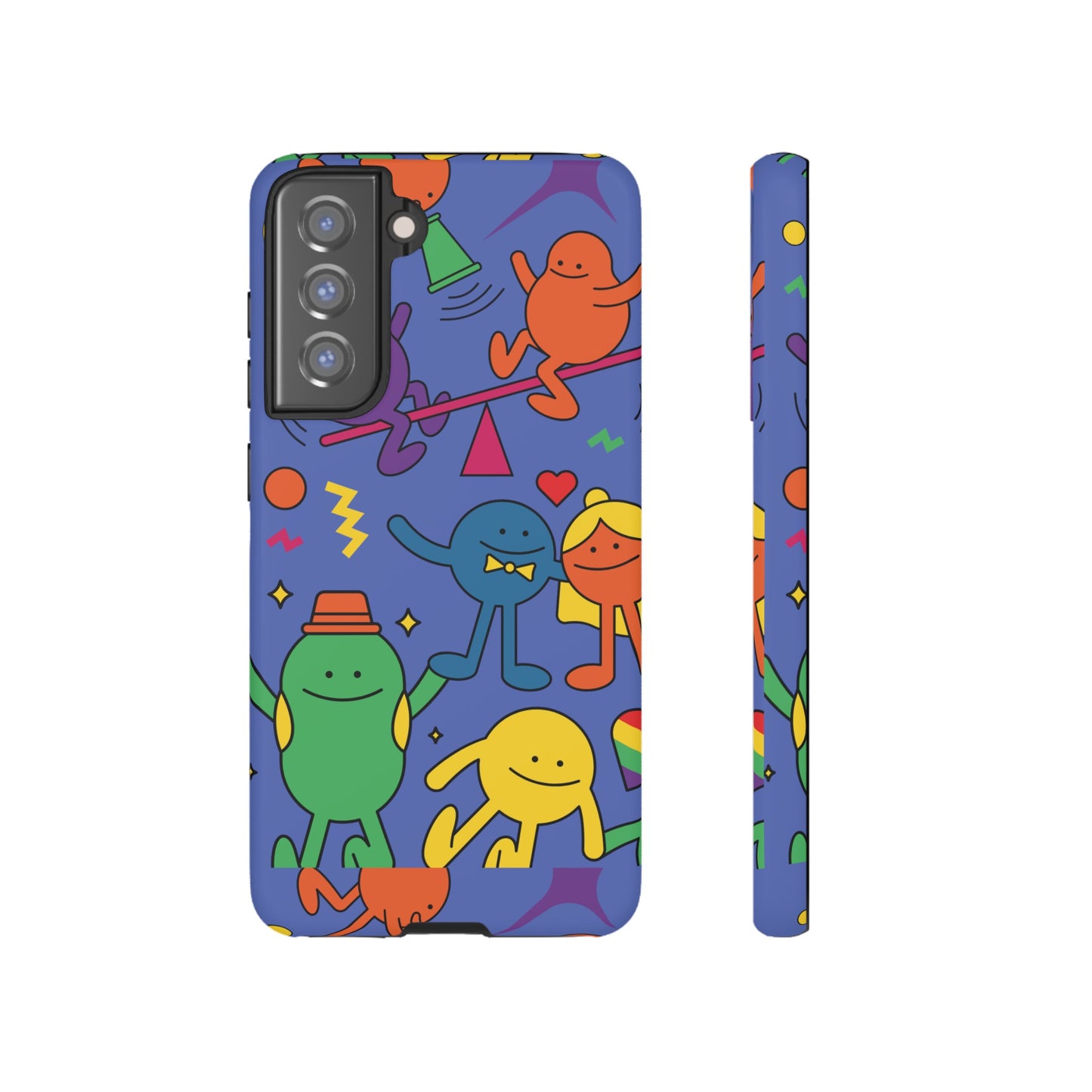 Colourful Cartoon Wallpaper Phone Case | iPhone 15 Plus/ Pro, 14, 13, 12| Google Pixel 7, Pro, 5| Samsung Galaxy S23 All Major Phone Models