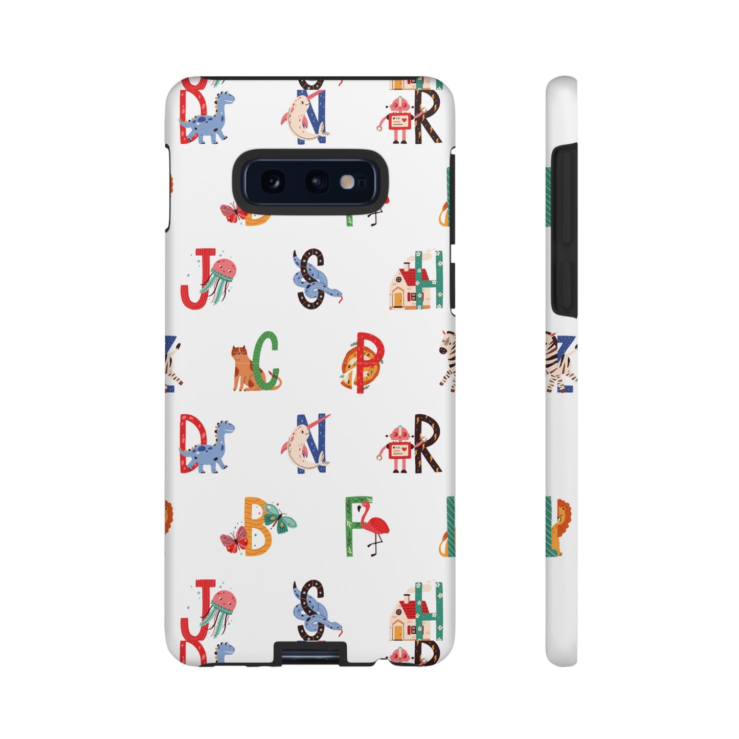 Alphabet Wallpaper Phone Case| iPhone 15 Plus/ Pro, 14, 13, 12| Google Pixel 7, Pro, 5| Samsung Galaxy S23 All Major Phone Models