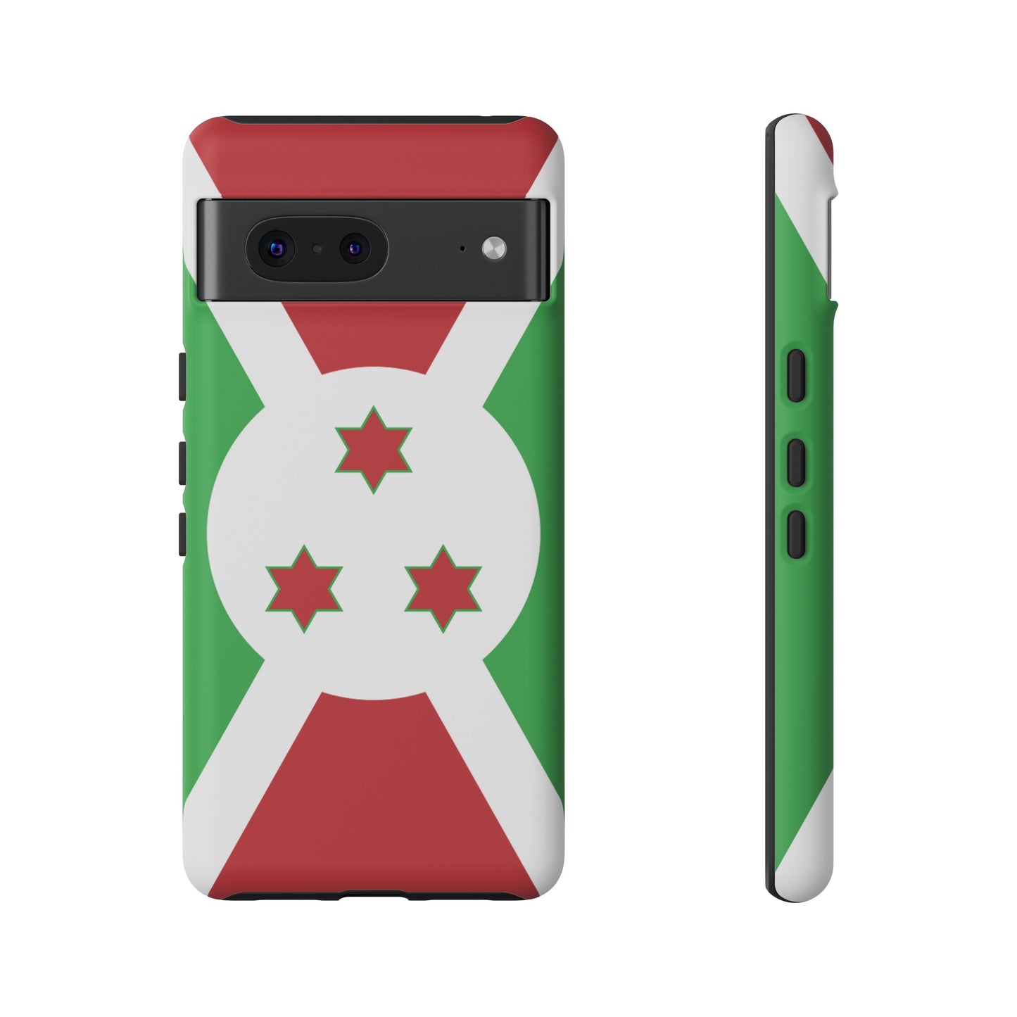 Burundi Flag Phone Case | iPhone 15 Plus/ Pro, 14, 13, 12| Google Pixel 7, Pro, 5| Samsung Galaxy S23 All Major Phone Models