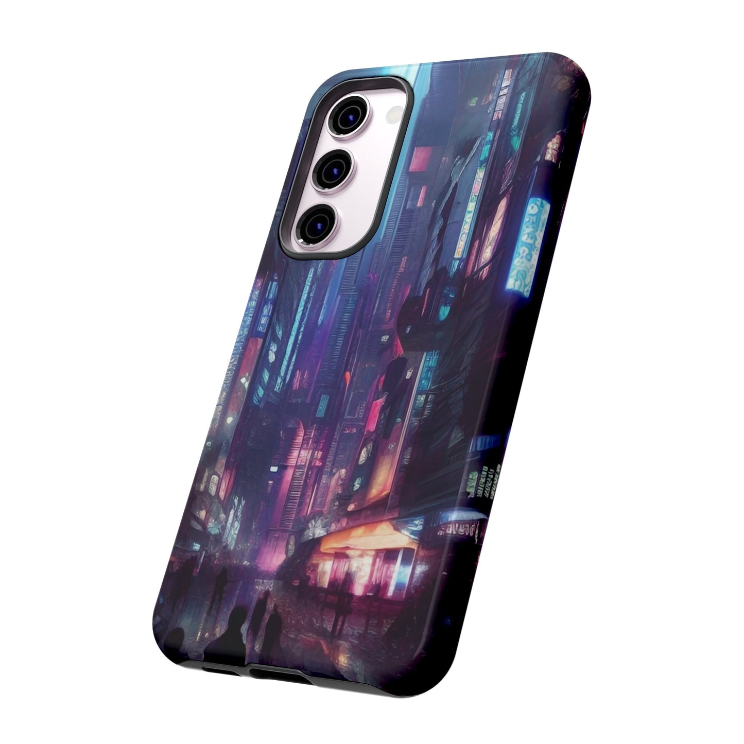 Futuristic Sci-Fi City Wallpaper Phone Case | iPhone 15 Plus/ Pro, 14, 13, 12| Google Pixel 7, Pro, 5| Samsung Galaxy S23 All Major Phone Models