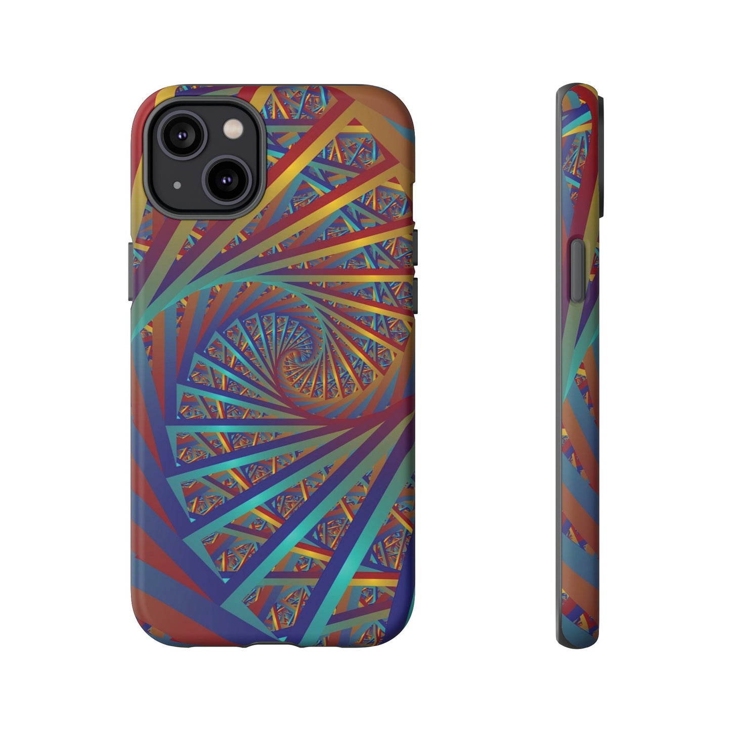 Colourful Spiral Wallpaper Phone Case | iPhone 15 Plus/ Pro, 14, 13, 12| Google Pixel 7, Pro, 5| Samsung Galaxy S23 All Major Phone Models