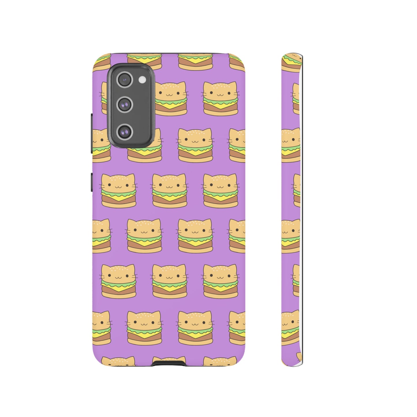 Cat Burger Phone Case | iPhone 15 Plus/ Pro, 14, 13, 12| Google Pixel 7, Pro, 5| Samsung Galaxy S23 All Major Phone Models