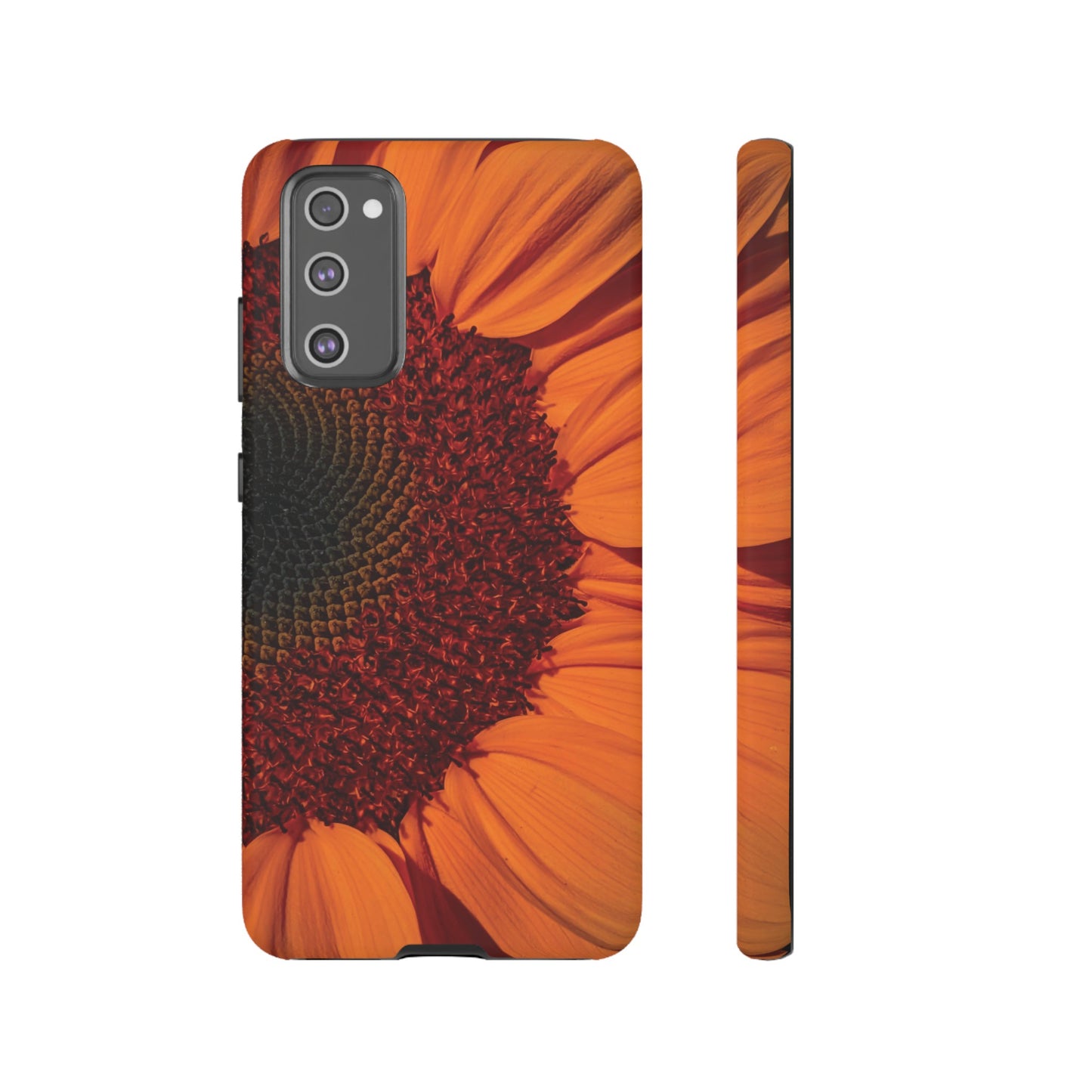 Orange Sunflower Wallpaper Phone Case | iPhone 15 Plus/ Pro, 14, 13, 12| Google Pixel 7, Pro, 5| Samsung Galaxy S23 All Major Phone Models