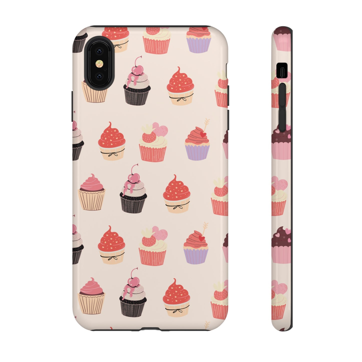 Cupcake Collage Wallpaper Phone Case | iPhone 15 Plus/ Pro, 14, 13, 12| Google Pixel 7, Pro, 5| Samsung Galaxy S23 All Major Phone Models