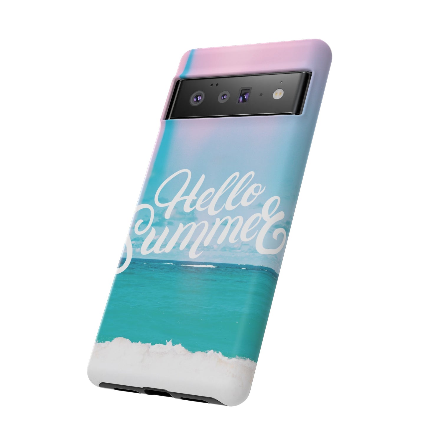 Hello Summer Wallpaper Phone Case | iPhone 15 Plus/ Pro, 14, 13, 12| Google Pixel 7, Pro, 5| Samsung Galaxy S23 All Major Phone Models