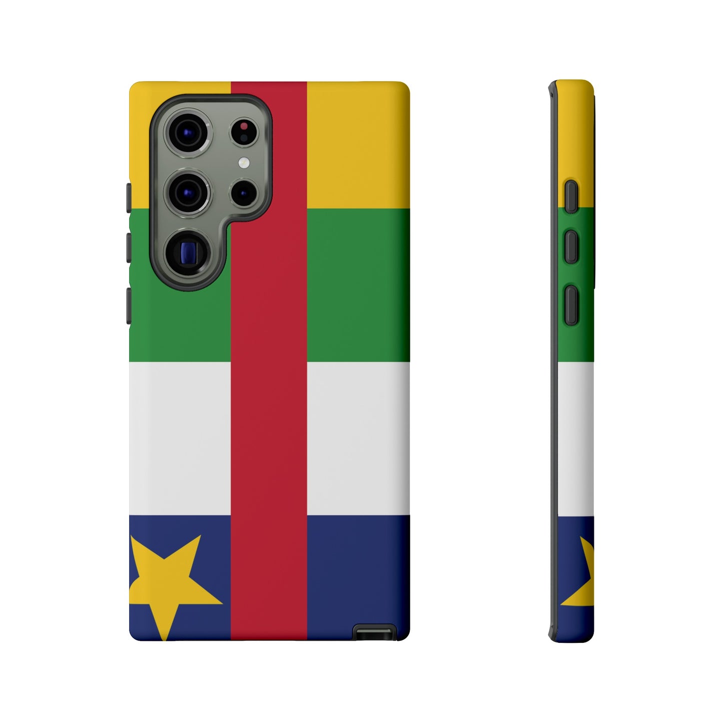 Central African Republic Flag Phone Case | iPhone 15 Plus/ Pro, 14, 13, 12| Google Pixel 7, Pro, 5| Samsung Galaxy S23 All Major Phone Models