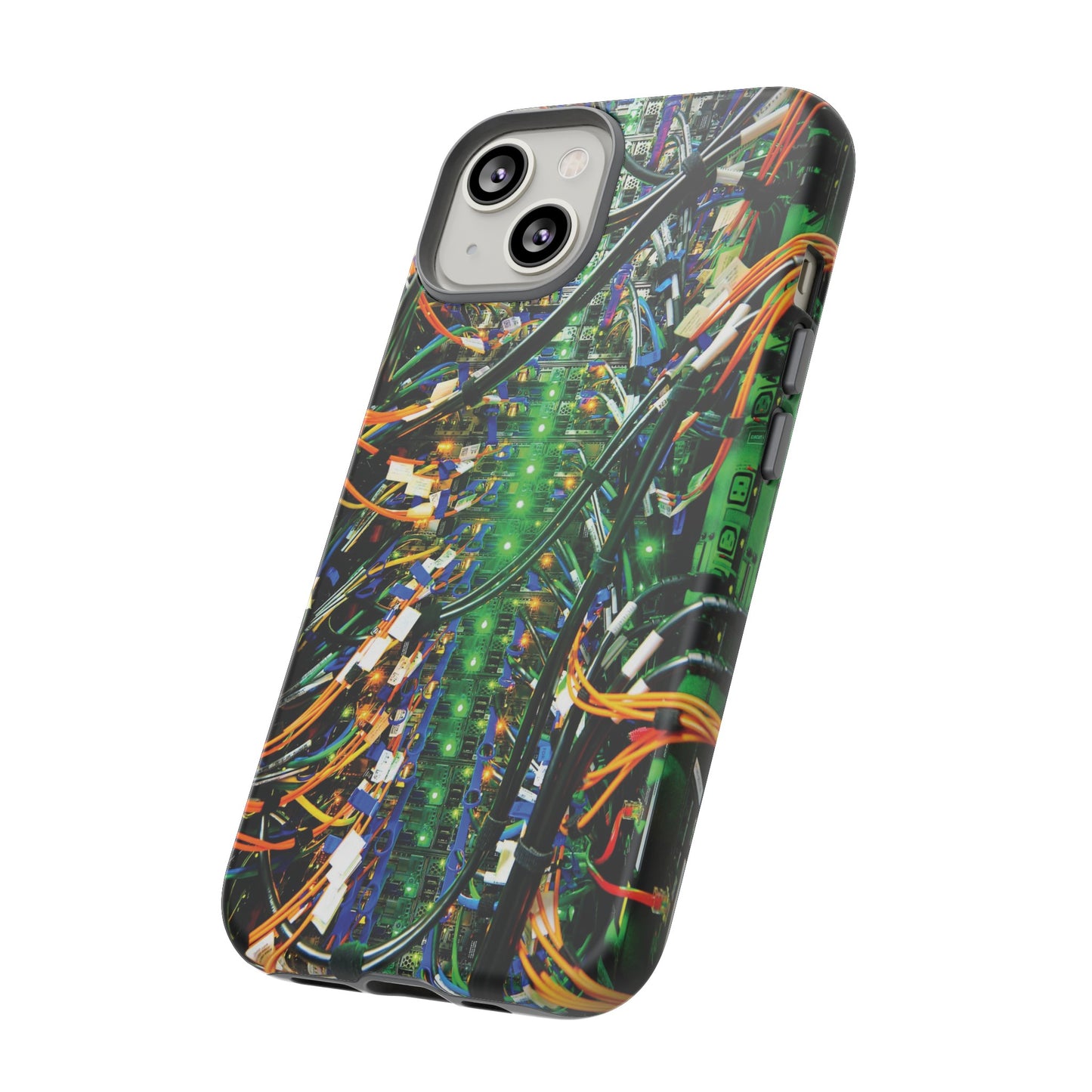 Green Computer Circuitboard Wallpaper Phone Case | iPhone 15 Plus/ Pro, 14, 13, 12| Google Pixel 7, Pro, 5| Samsung Galaxy S23 All Major Phone Models