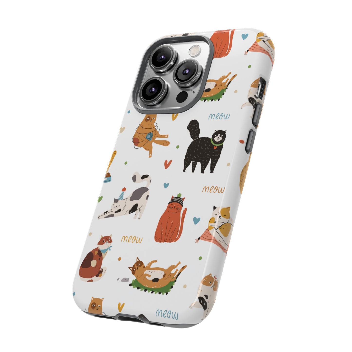 Collage of Cats Wallpaper Phone Case | iPhone 15 Plus/ Pro, 14, 13, 12| Google Pixel 7, Pro, 5| Samsung Galaxy S23 All Major Phone Models