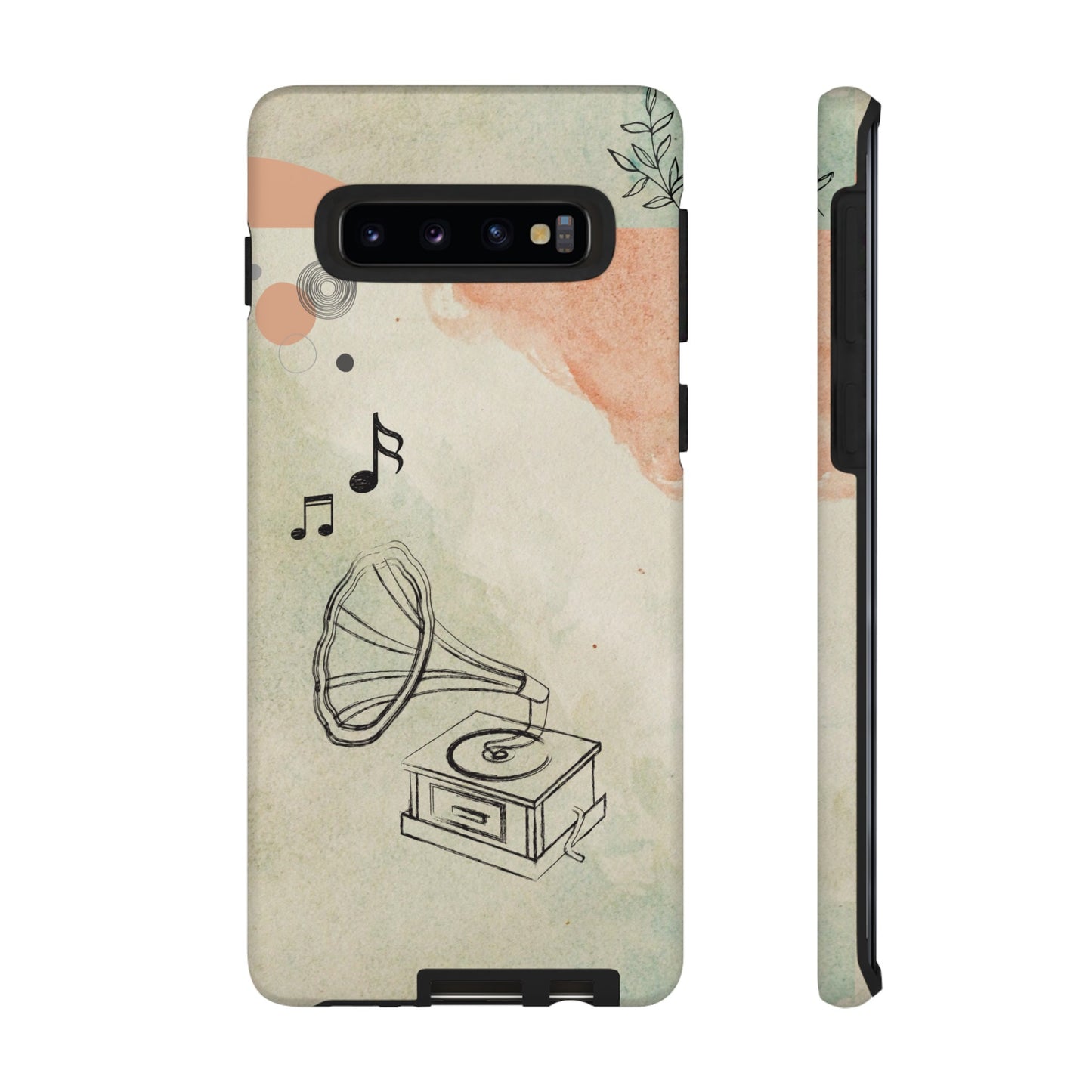 Record Player Wallpaper Phone Case | iPhone 15 Plus/ Pro, 14, 13, 12| Google Pixel 7, Pro, 5| Samsung Galaxy S23 All Major Phone Models